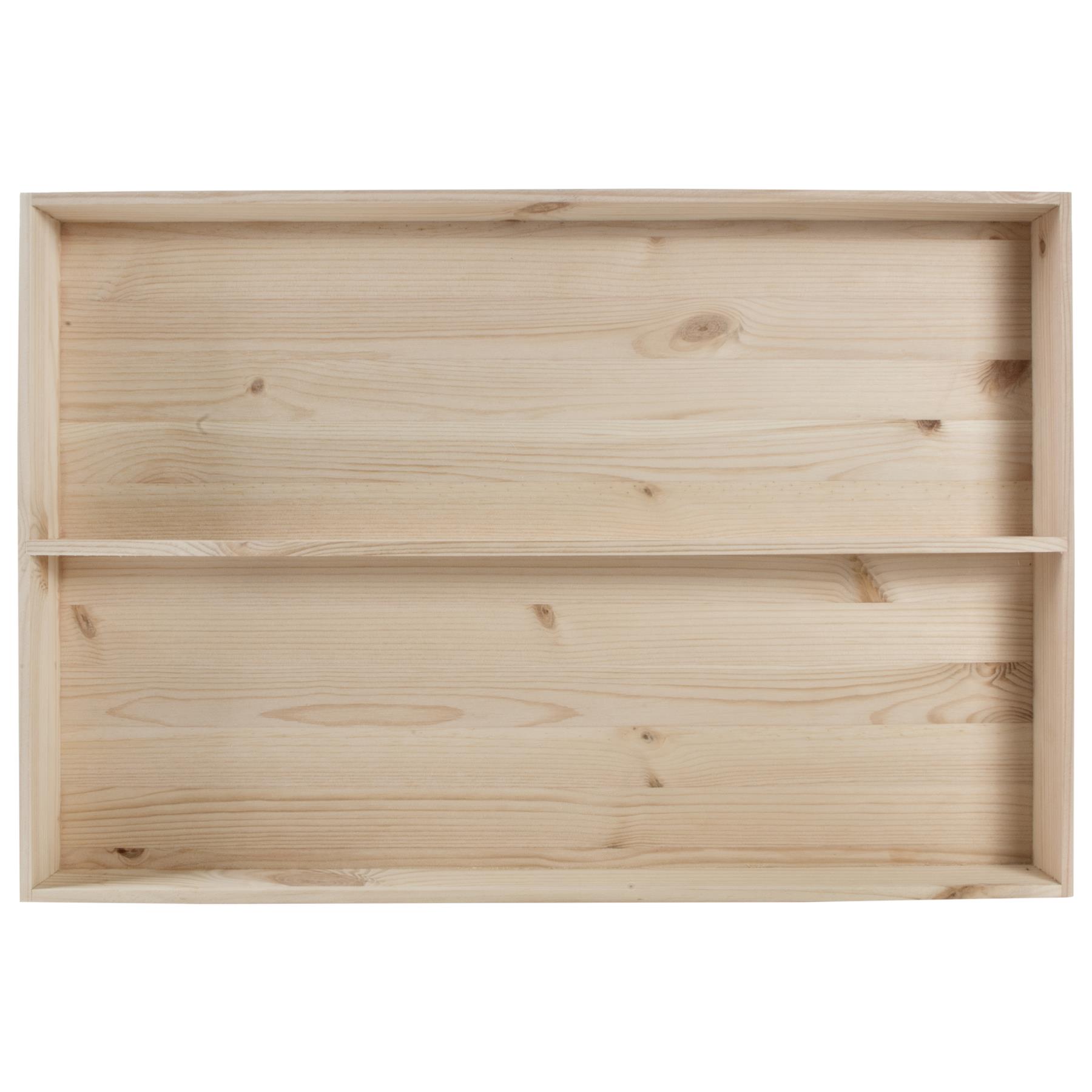Holz Einfache Kiefer 2-stufig Schmuck Display Regale für hohe schmale Objekte 3 Größen - Bild 39 von 48