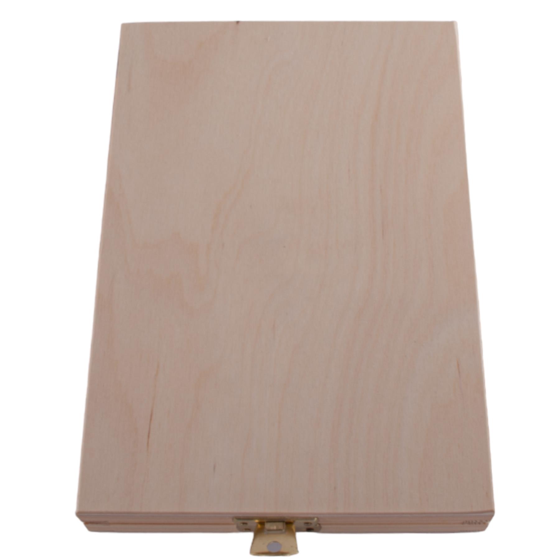 Caja de CD de madera y memoria USB de dos compartimentos | Idea de regalo | Madera artesanal pintable - Imagen 12 de 25