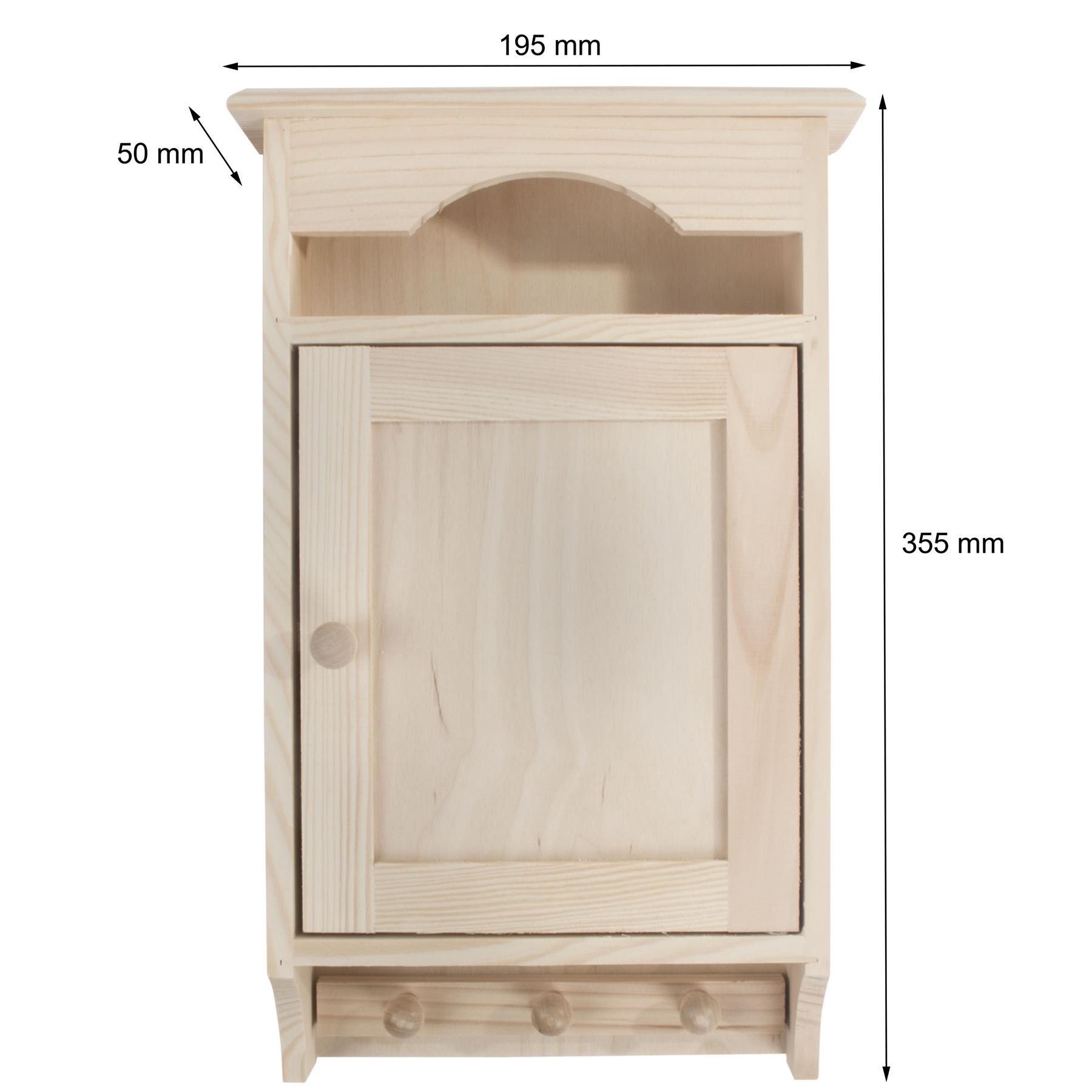 Wooden Key Box Decorative Wall Hanging Cabinet Rack Holder Cupboard Organiser - Picture 89 of 105