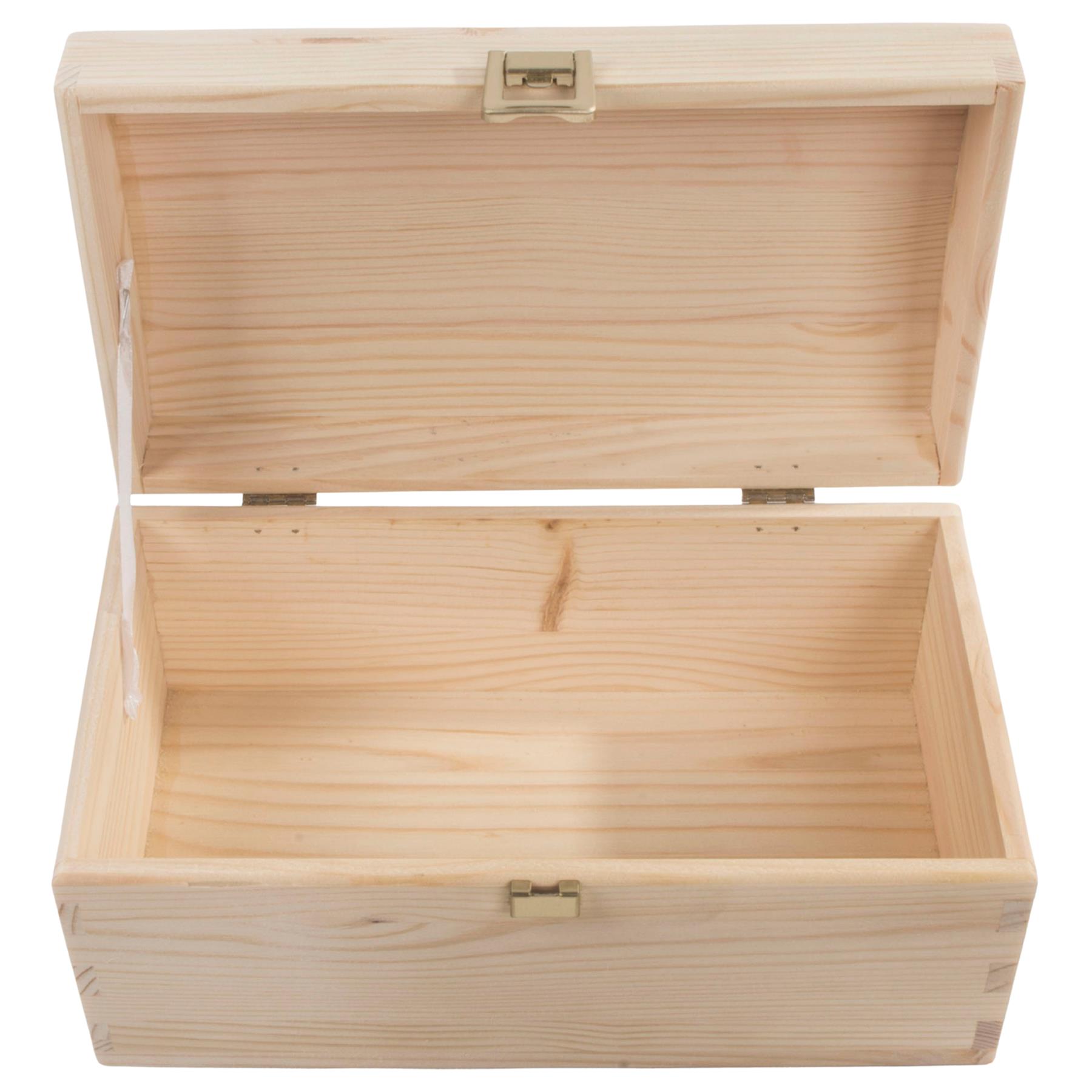 Wooden Storage Boxes / 5 Sizes / Treasure Chest Keepsake Trinket Memory Souvenir - Picture 6 of 70