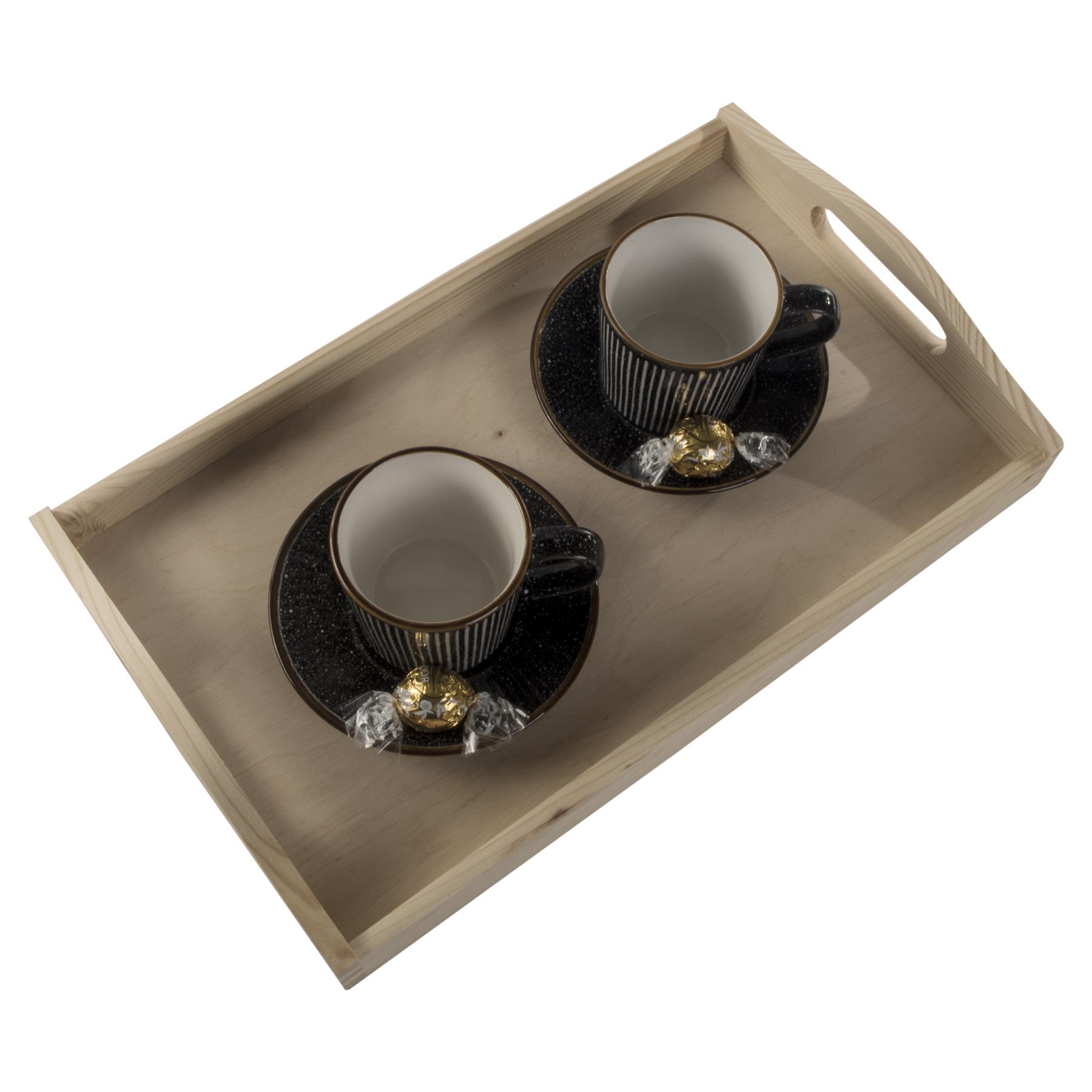 Decorative Serving Trays | Plain Pinewood | Tea Coffee Milk Breakfast Parties - Picture 78 of 144