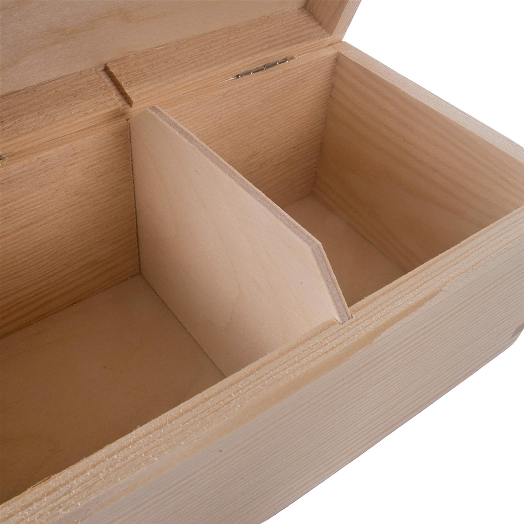 Holz Länglich Tee Box Ordnung Aufbewahrung Organizer Einfach Halter Etui 2-4 Fächer - Bild 23 von 48