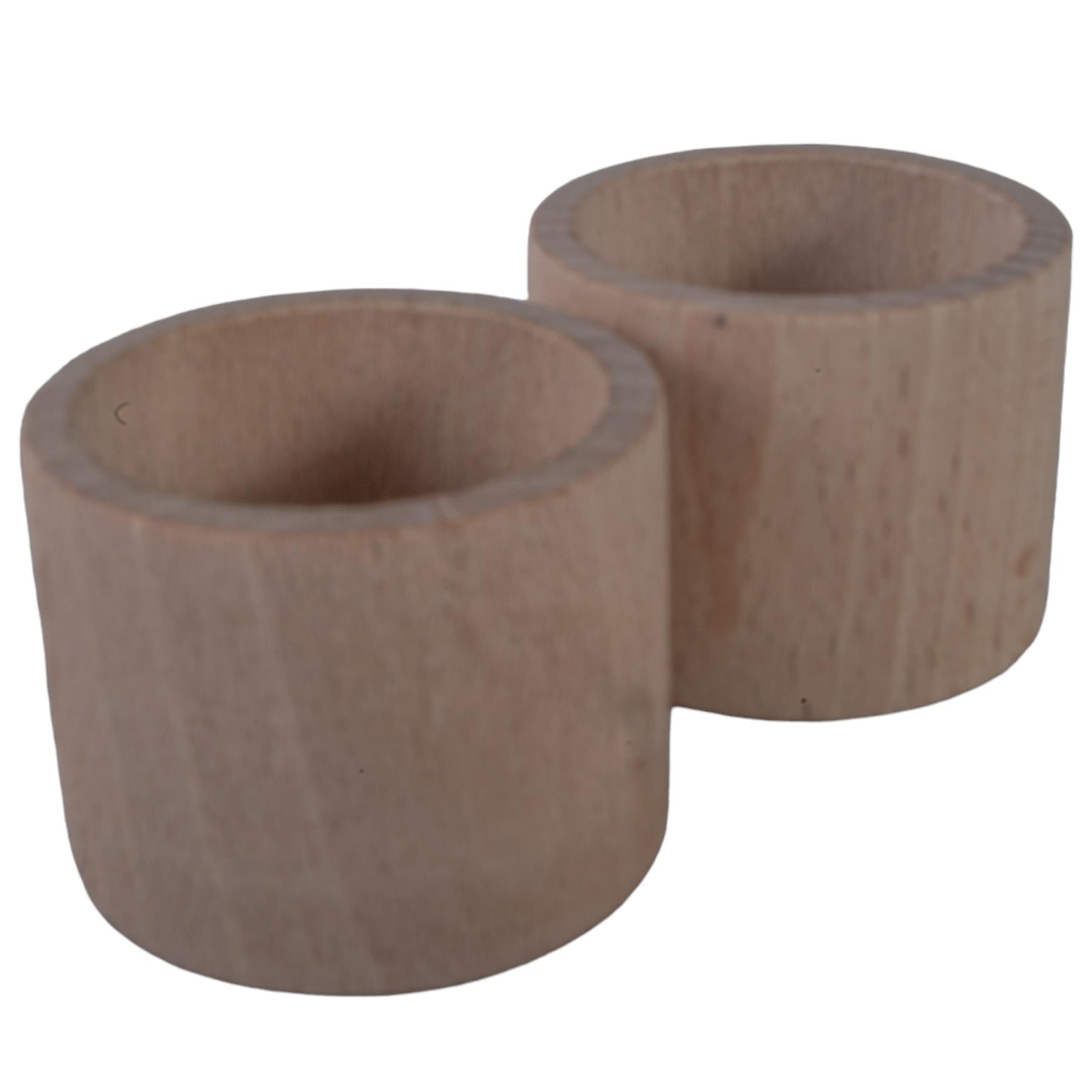 Wooden Napkin Rings | Various Designs | Round Decorative Holders For Craft DIY - Picture 44 of 50