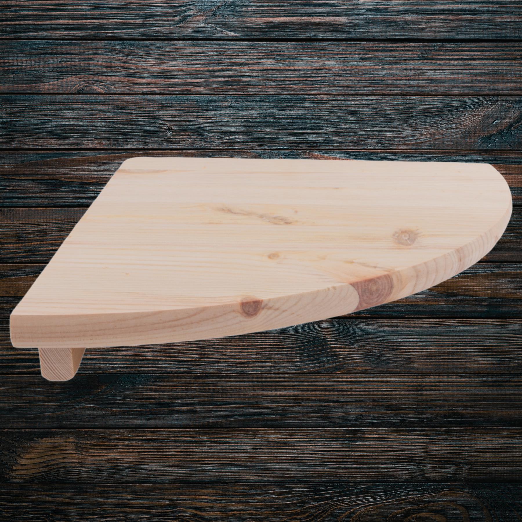 Natural Wooden Corner Shelf / 3 Sizes / Pine Floating Wall Display Shelves DIY - Picture 27 of 39