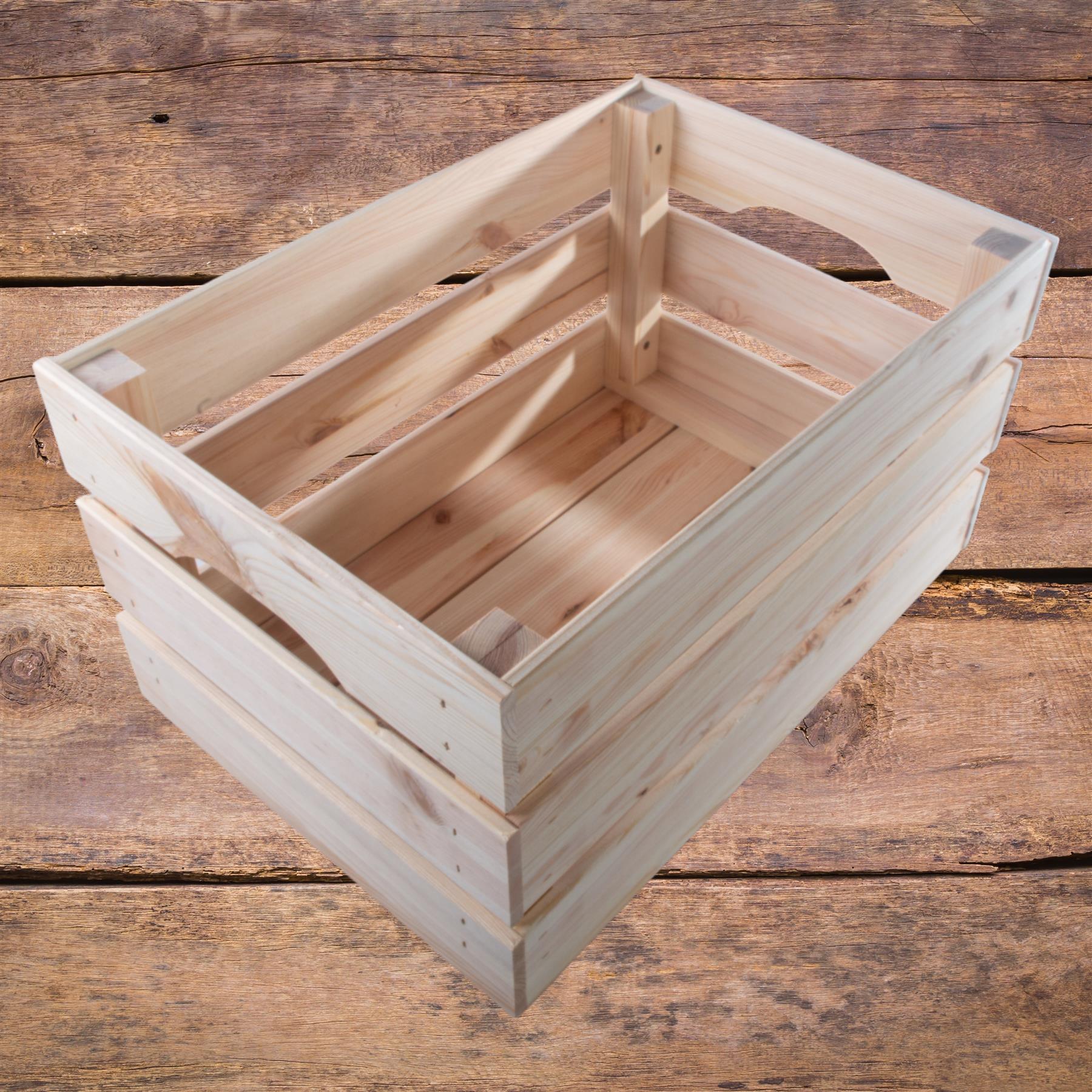 Large Wooden Crate With Wheels |1-4 Tier| Plain Pine Saving Space Storage Box - Picture 55 of 60