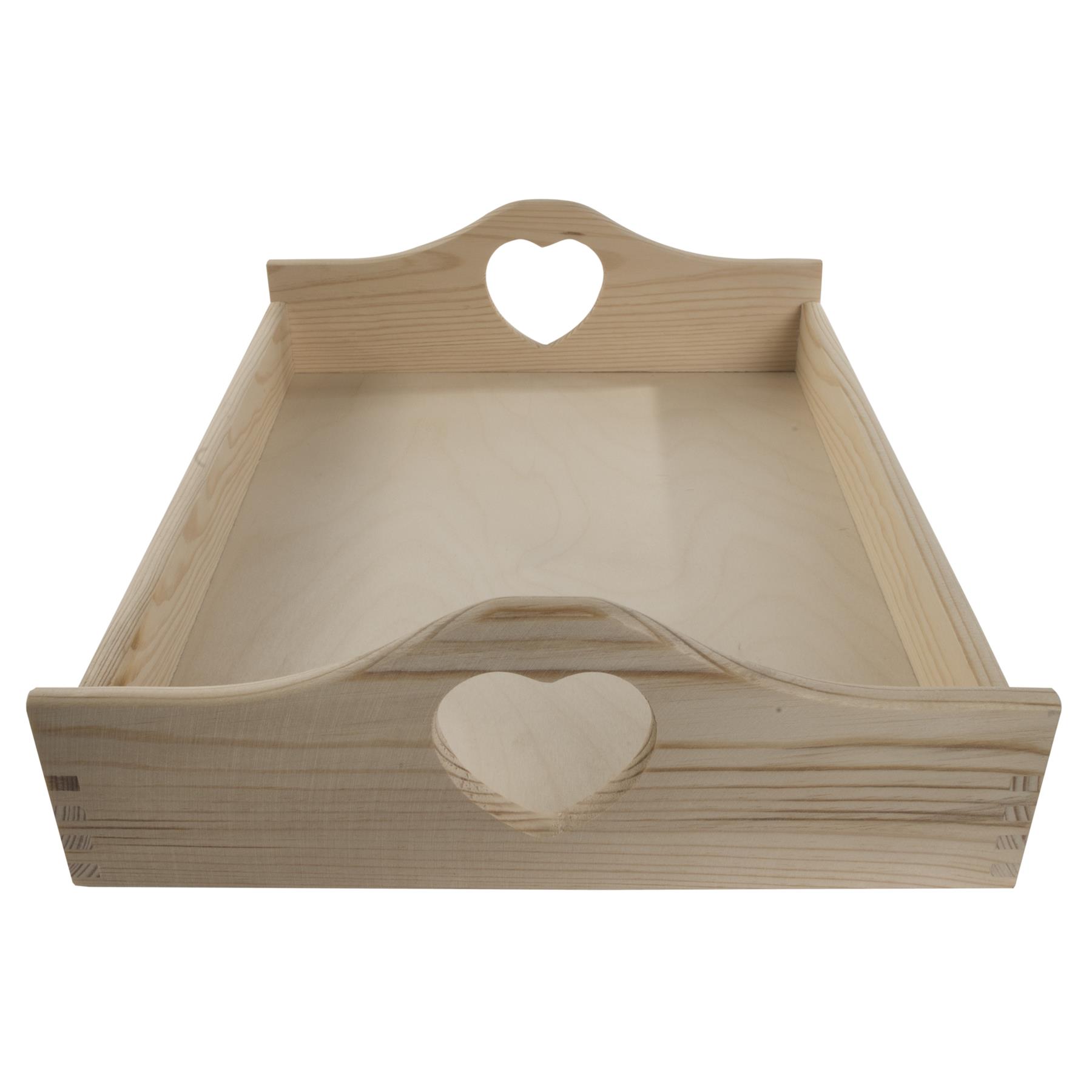 Decorative Serving Trays | Plain Pinewood | Tea Coffee Milk Breakfast Parties - Picture 100 of 144