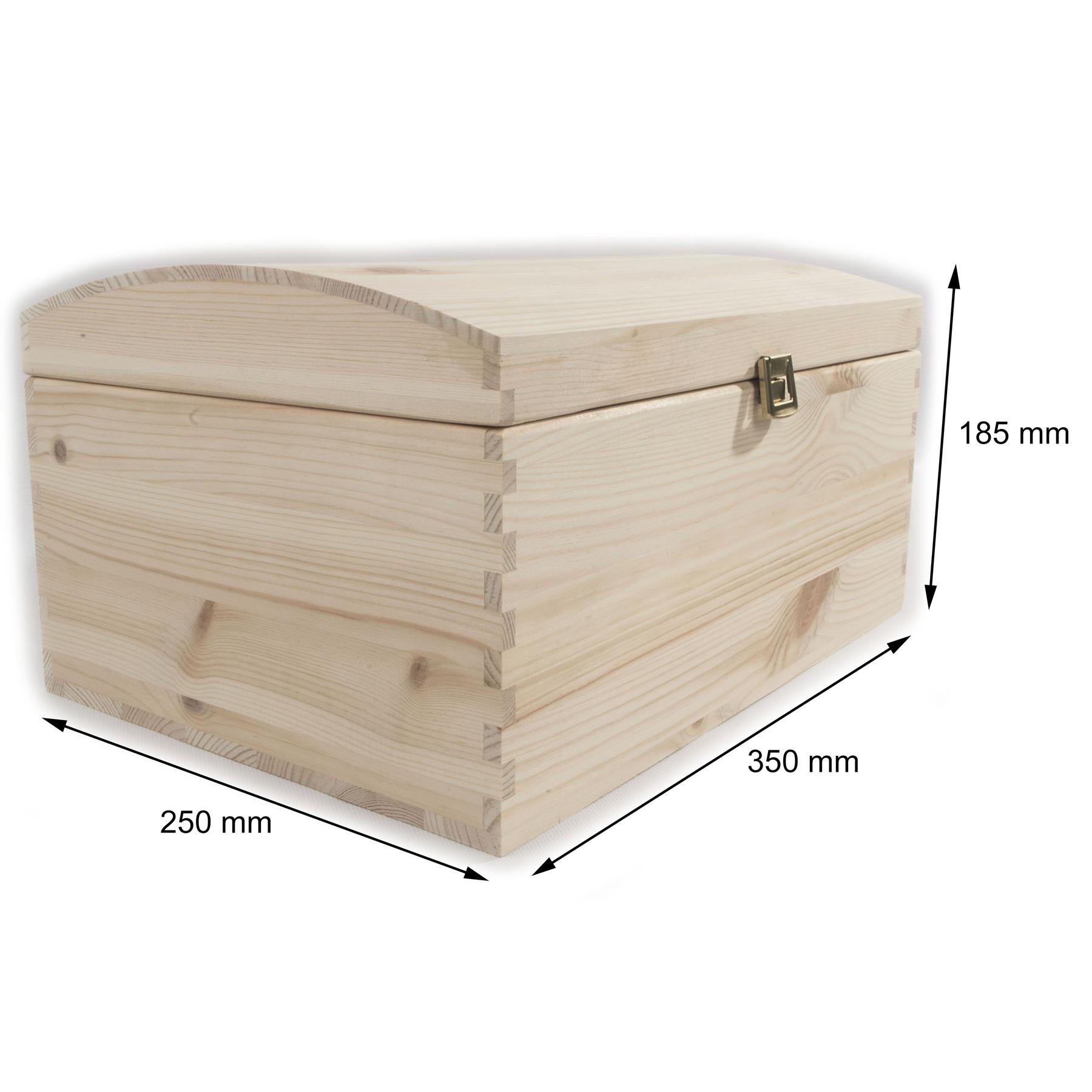 Wooden Storage Boxes / 5 Sizes / Treasure Chest Keepsake Trinket Memory Souvenir - Picture 60 of 70