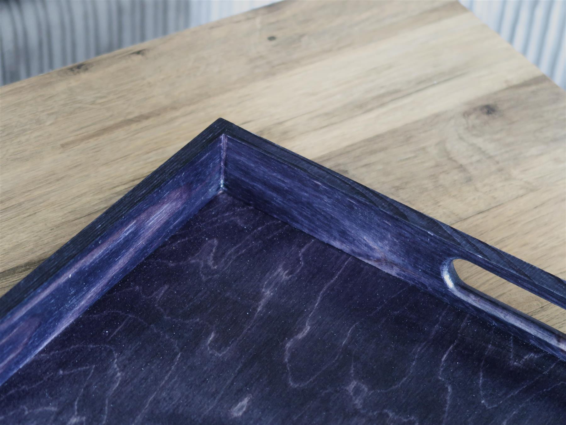 Wooden Serving Trays | Various Colours & Sizes | Hand-stained Breakfast Platters - Picture 14 of 123