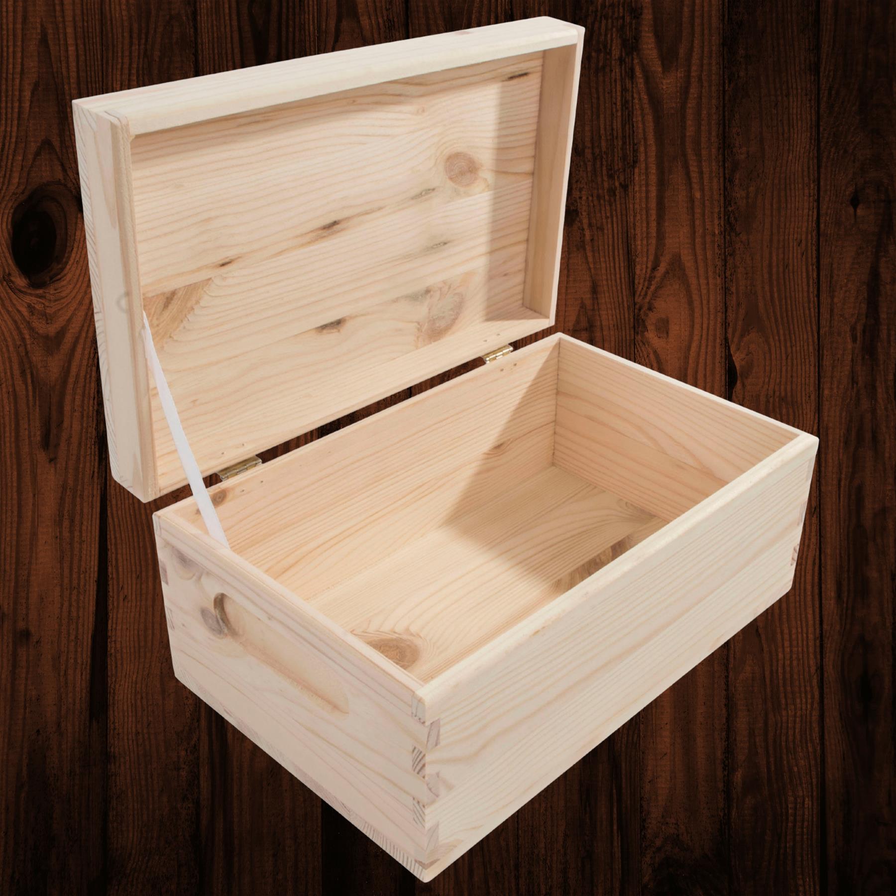 Wooden Boxes / Choice of 5 Sizes / Home Storage Keepsake Memory Solutions DIY - Picture 24 of 81