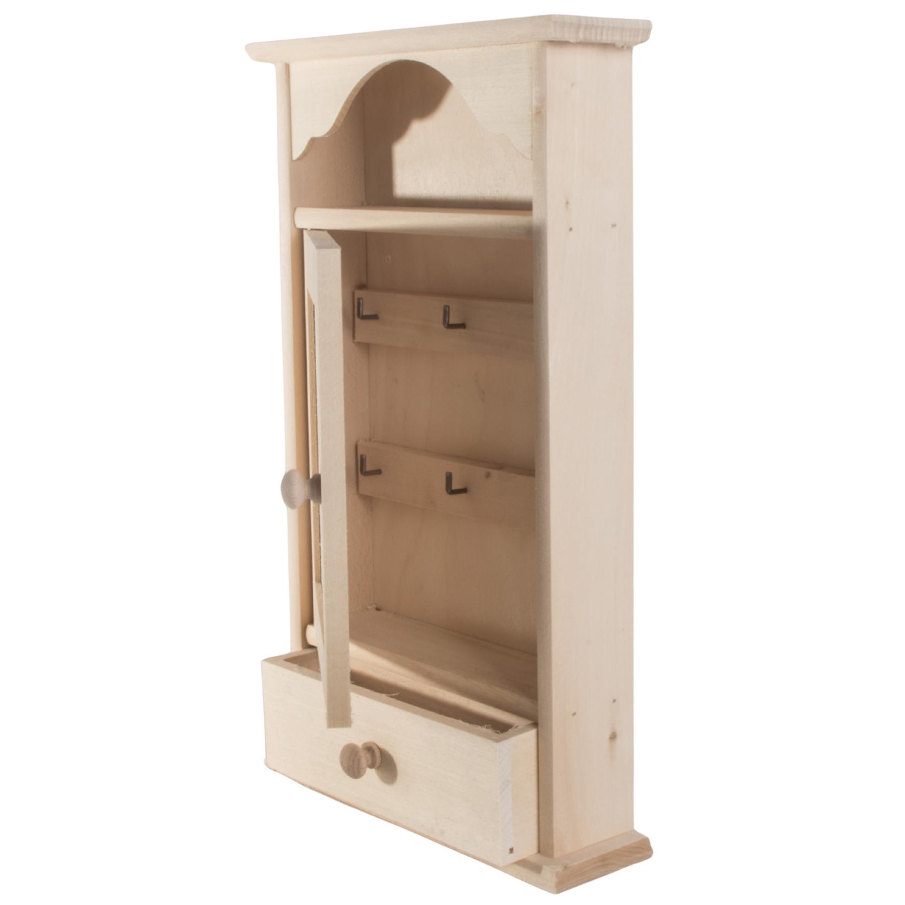 Wooden Key Box Decorative Wall Hanging Cabinet Rack Holder Cupboard Organiser - Picture 101 of 105
