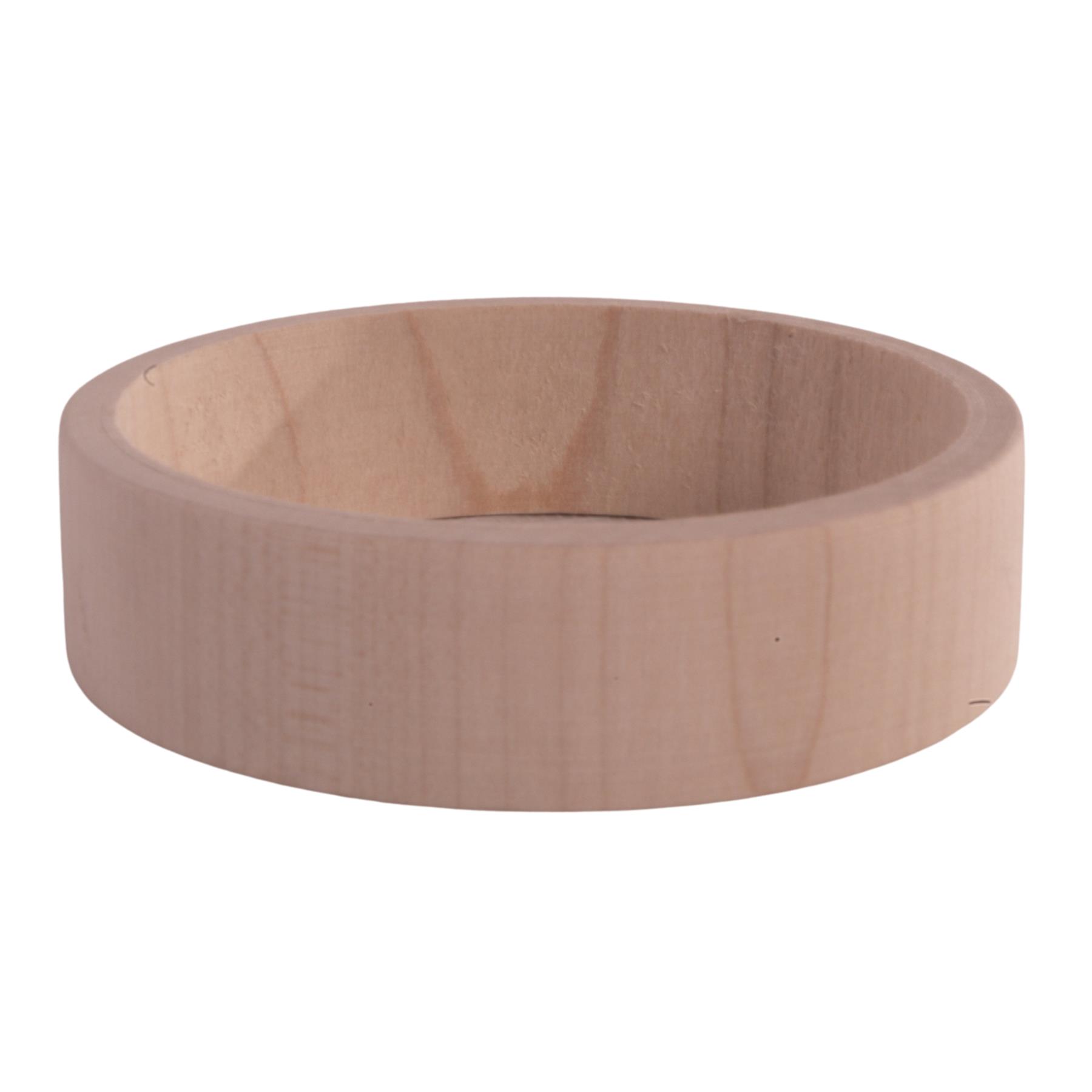 Flat Natural Unfinished Wooden Bracelet Bangles Wristlet Craft DIY Decorating - Picture 25 of 71