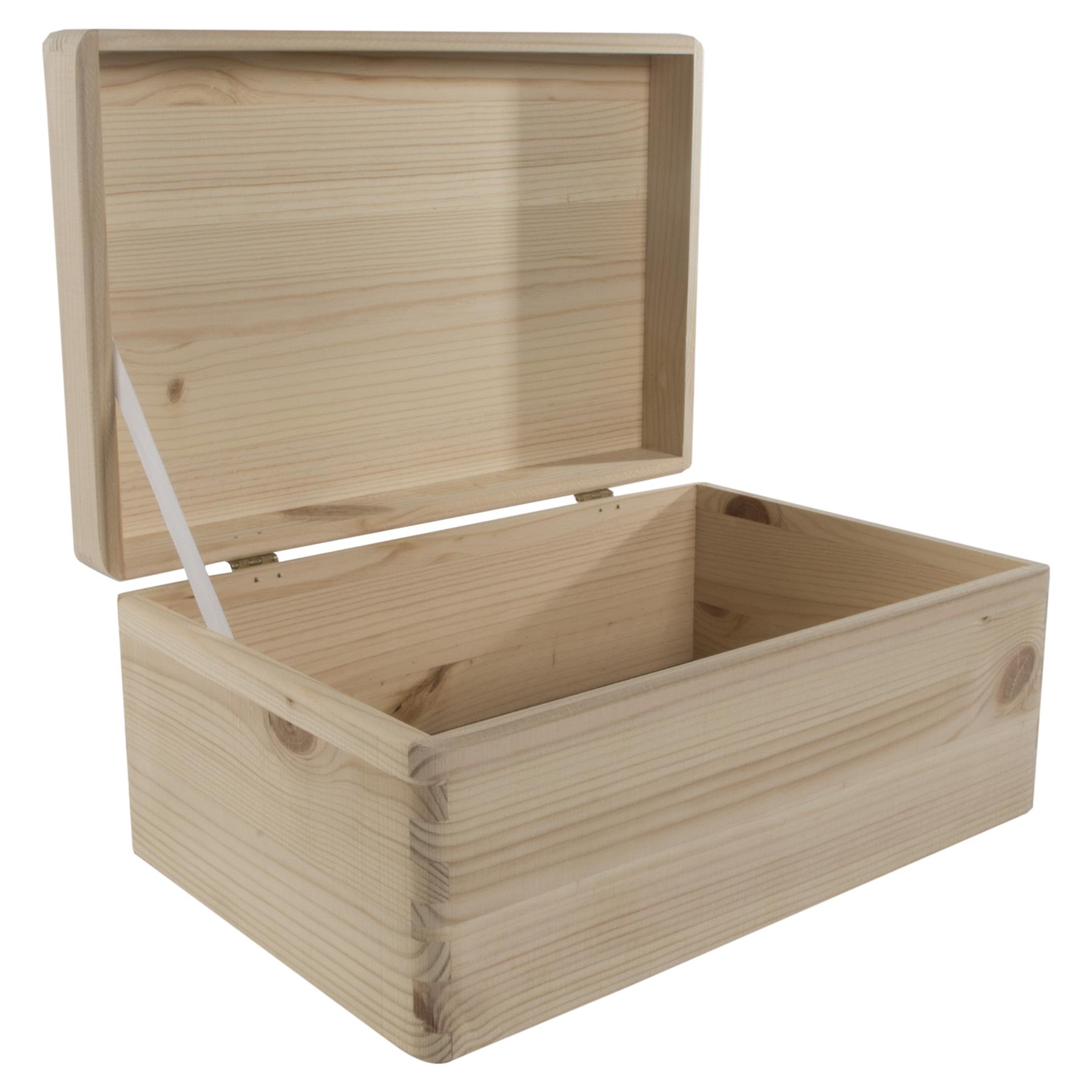 Memorabilia Boxes With Real Pinewood Lid For Burning Painting Staining Decoupage - Picture 11 of 46