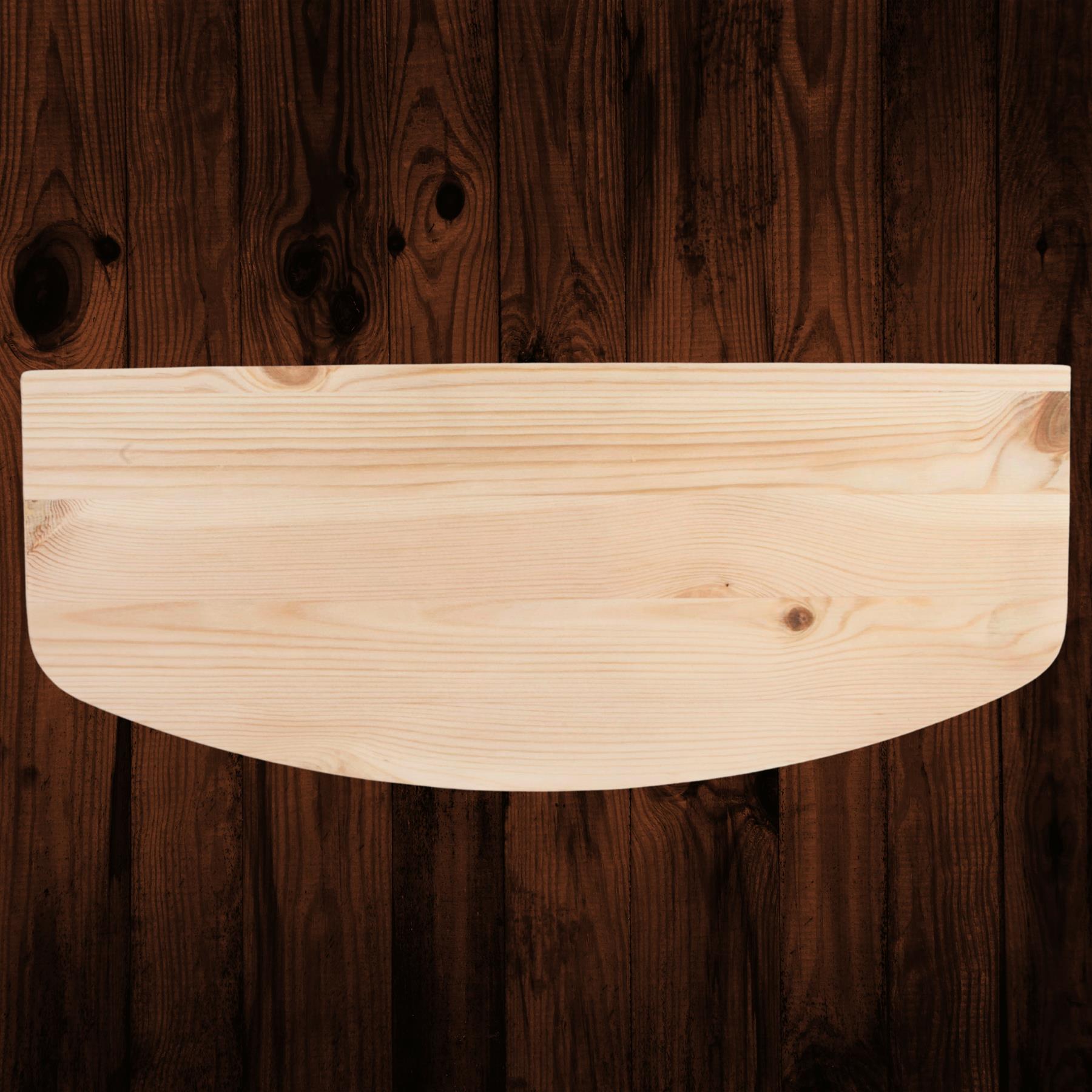 Natural Pine Wooden Floating Shelf Shelves / 5 Sizes / Wall Mounted Storage Rack - Picture 5 of 47