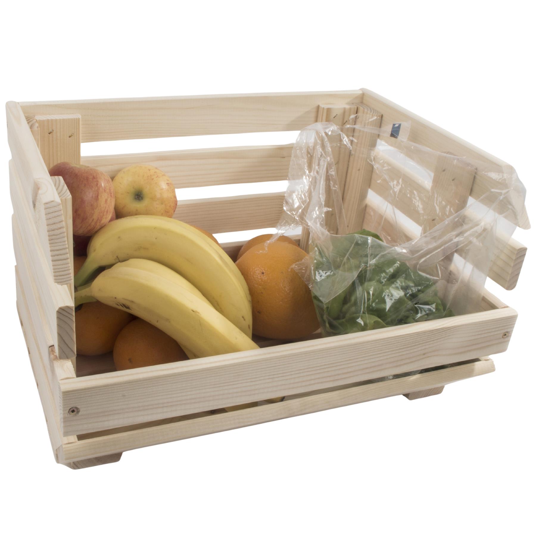 Wooden Unpainted Stackable Storage Box Crate Container Display Unit 1-3 Tier - Picture 33 of 49