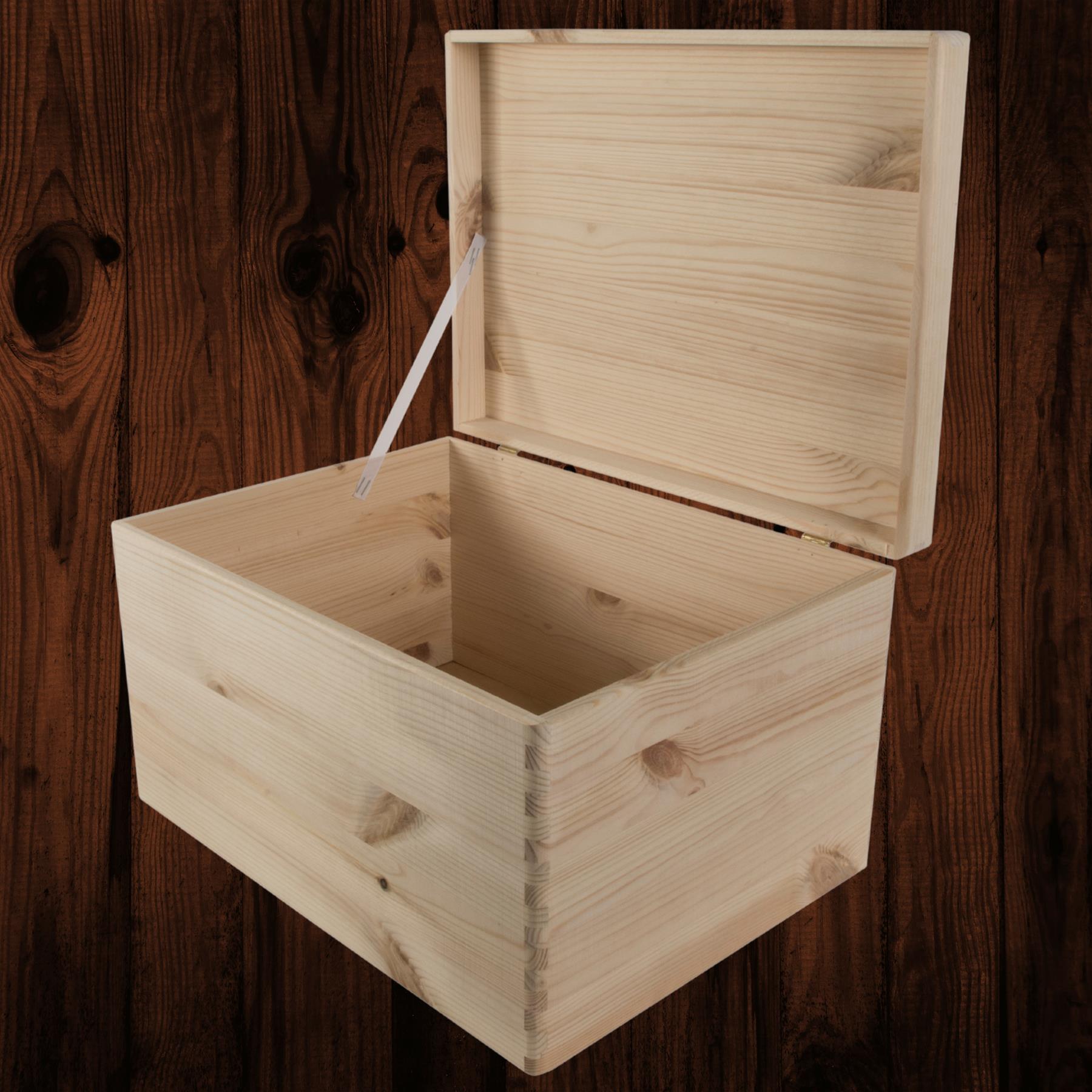 Memorabilia Boxes With Real Pinewood Lid For Burning Painting Staining Decoupage - Picture 41 of 46