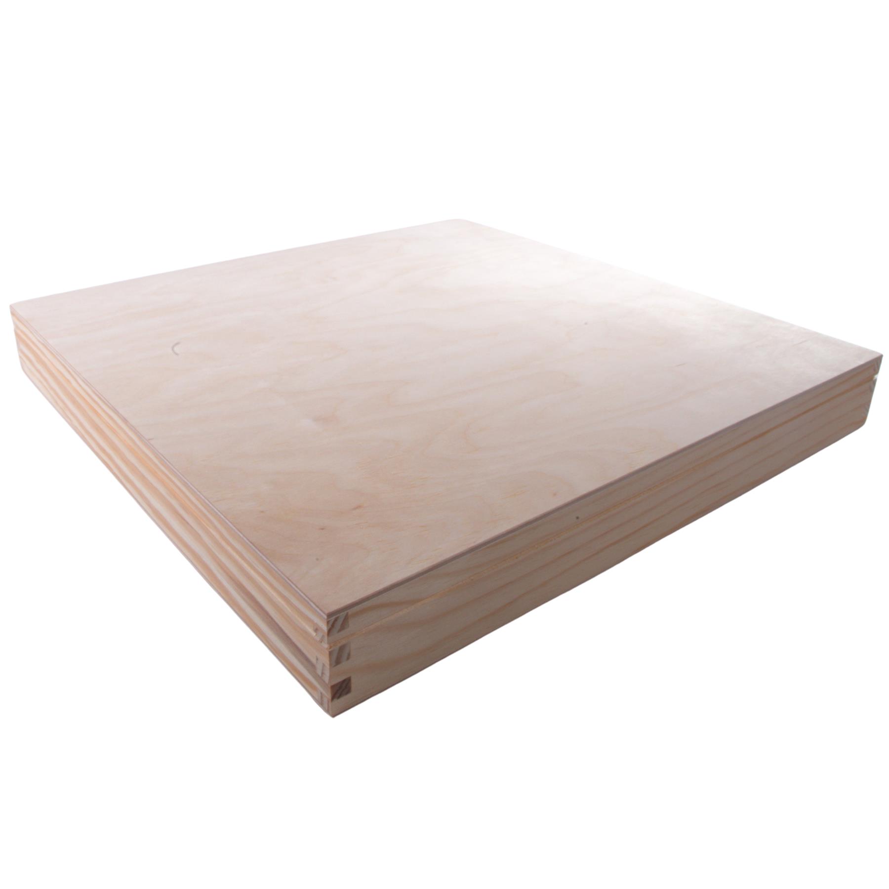 Square Wooden Lid Boxes | Plain Pine for Craft | Keepsake Trinket Memory Storage - Picture 224 of 238