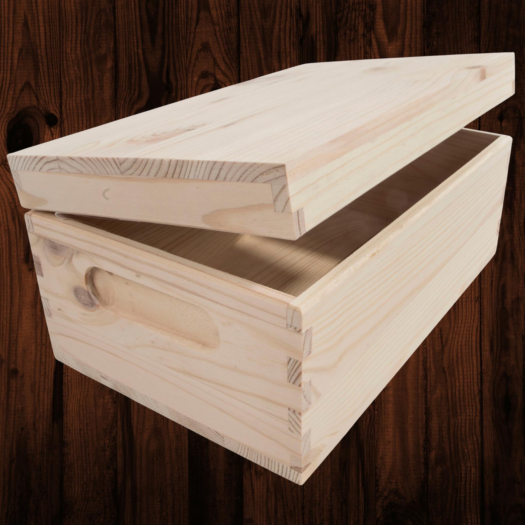 Wooden Boxes / Choice of 5 Sizes / Home Storage Keepsake Memory Solutions DIY - Picture 25 of 81