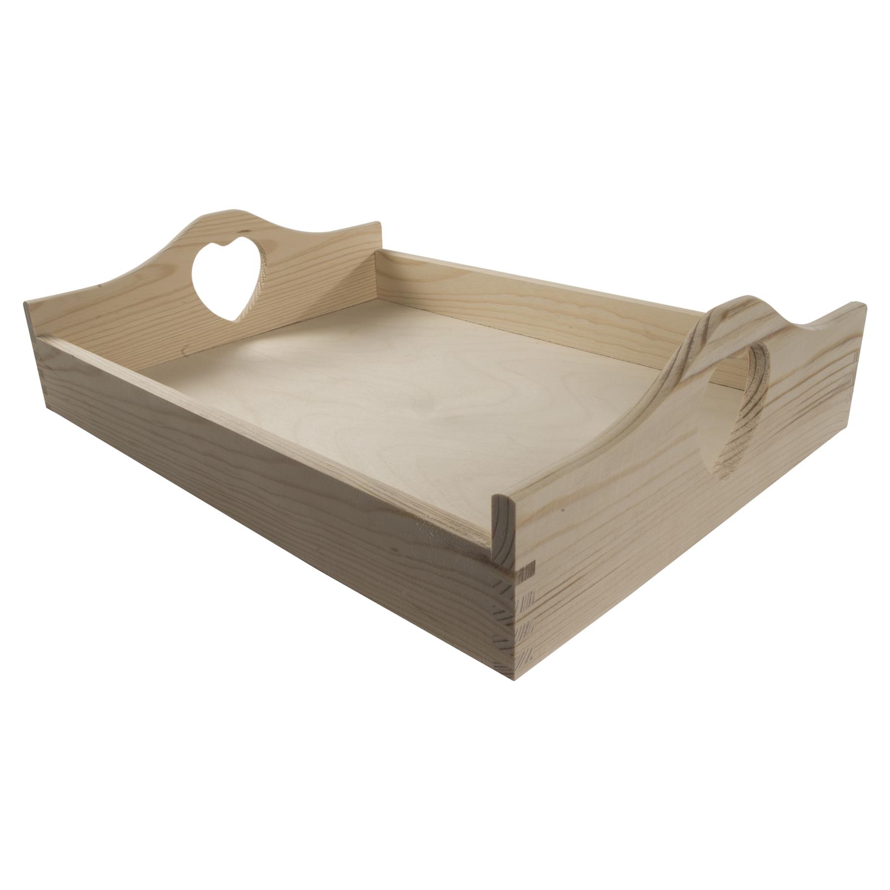 Decorative Serving Trays | Plain Pinewood | Tea Coffee Milk Breakfast Parties - Picture 101 of 144
