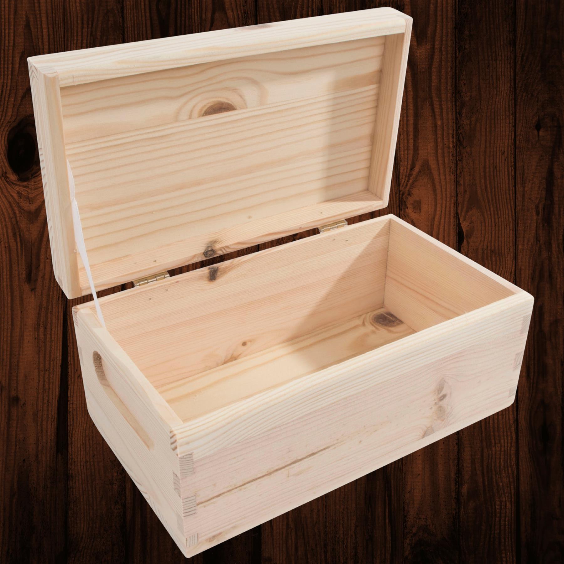 Wooden Boxes / Choice of 5 Sizes / Home Storage Keepsake Memory Solutions DIY - Picture 12 of 81