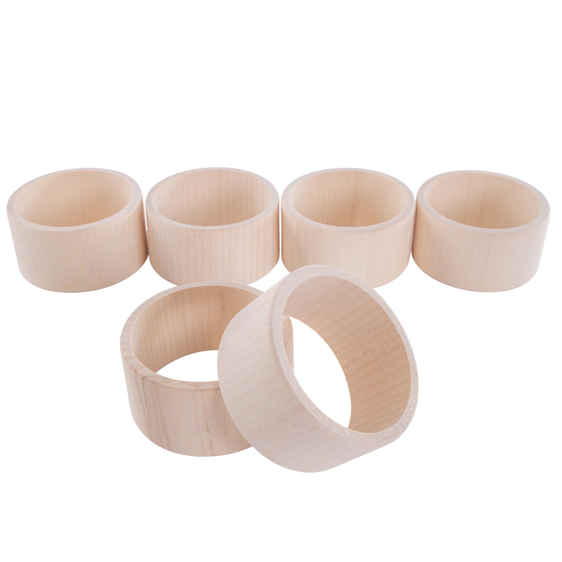 Flat Natural Unfinished Wooden Bracelet Bangles Wristlet Craft DIY Decorating - Picture 52 of 71