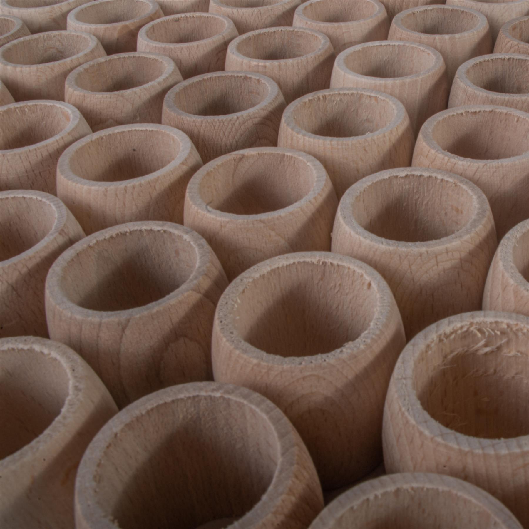 Wooden Napkin Rings | Various Designs | Round Decorative Holders For Craft DIY - Picture 35 of 50