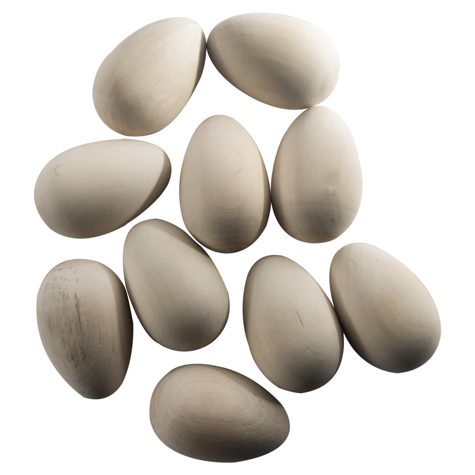 Wooden Eggs |3 Sizes| Natural Beech Plain Easter Decorations Crafts Woodworking - Picture 33 of 34