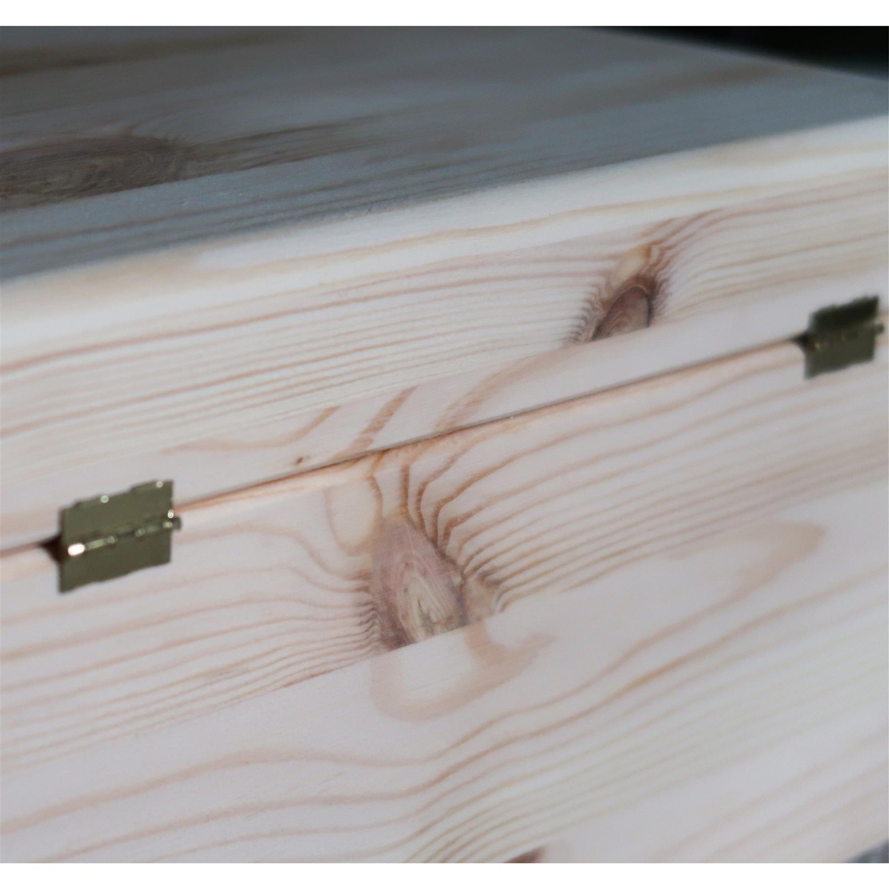 Memorabilia Boxes With Real Pinewood Lid For Burning Painting Staining Decoupage - Picture 18 of 46