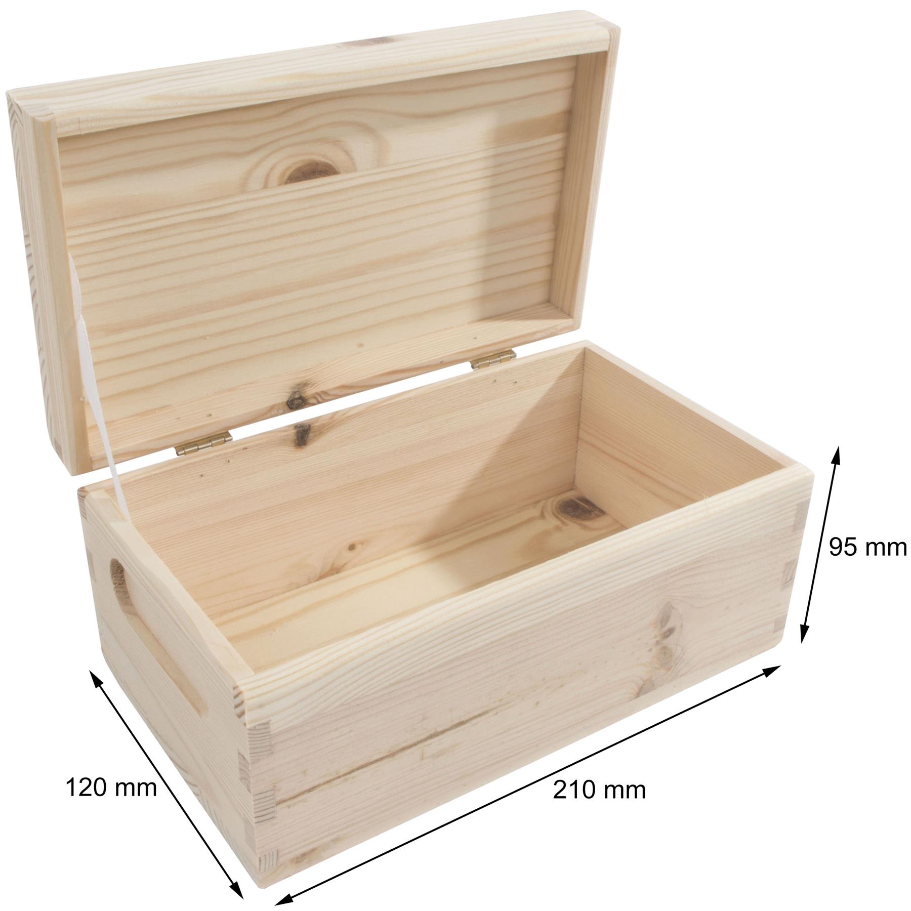 Wooden Boxes / Choice of 5 Sizes / Home Storage Keepsake Memory Solutions DIY - Picture 22 of 81