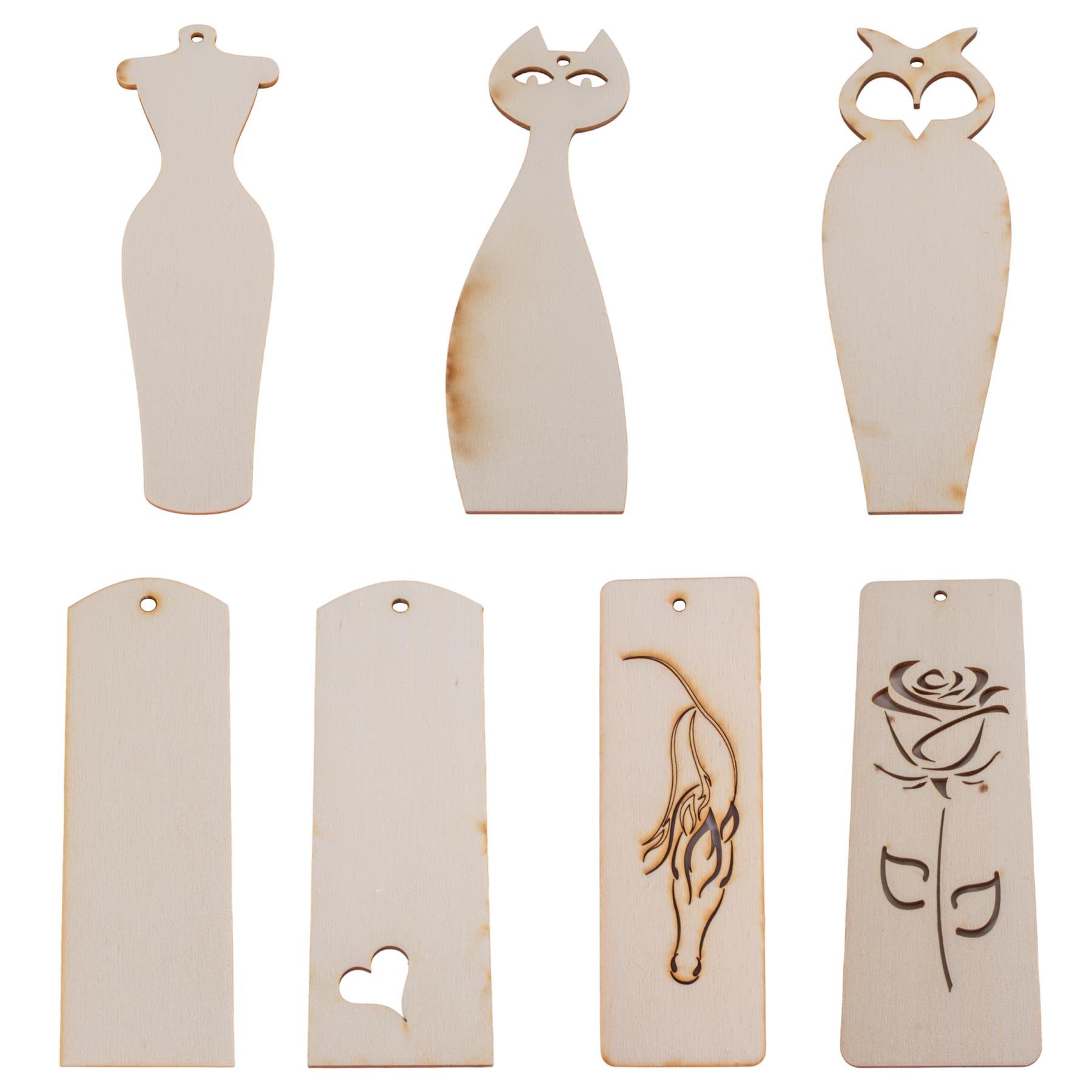 Wooden Bookmarks 7 Shapes - Picture 18 of 19