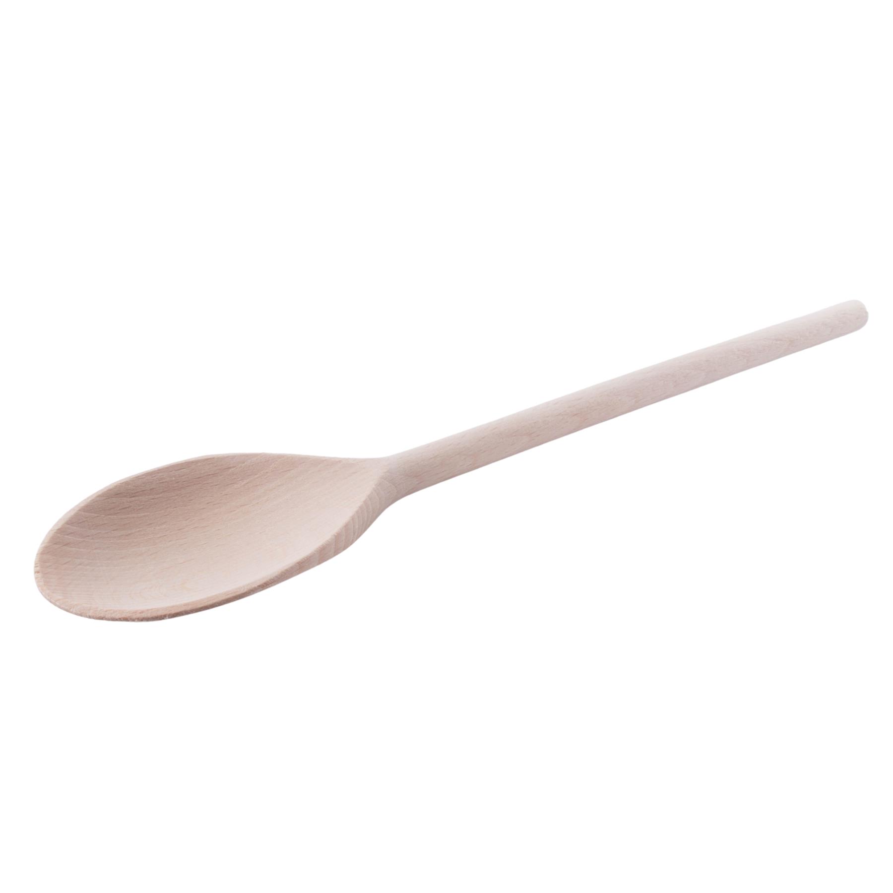 Regular Wooden Spoon 30cm (12") Long Beechwood Non-Stick Turner Kitchen Cooking - Picture 12 of 52