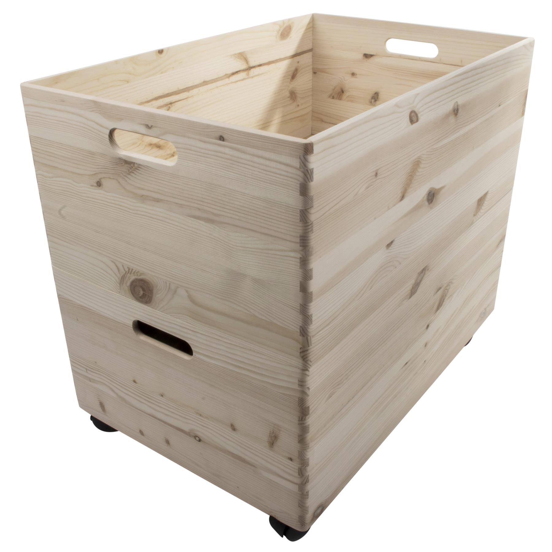Choice of Stacking Extra Large Wooden Open Crates with Handles Boxes Wheels - Picture 15 of 40