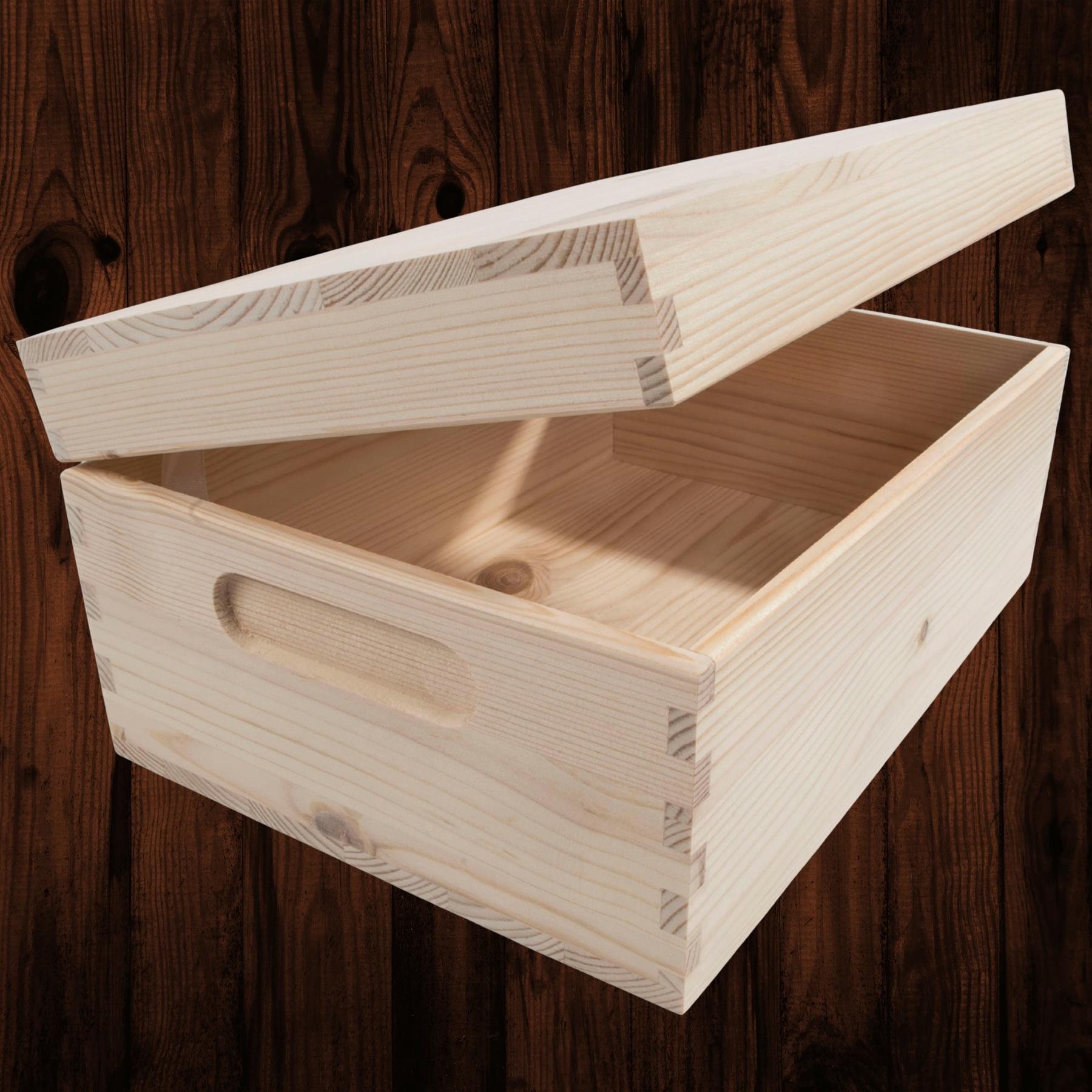 Wooden Boxes / Choice of 5 Sizes / Home Storage Keepsake Memory Solutions DIY - Picture 37 of 81