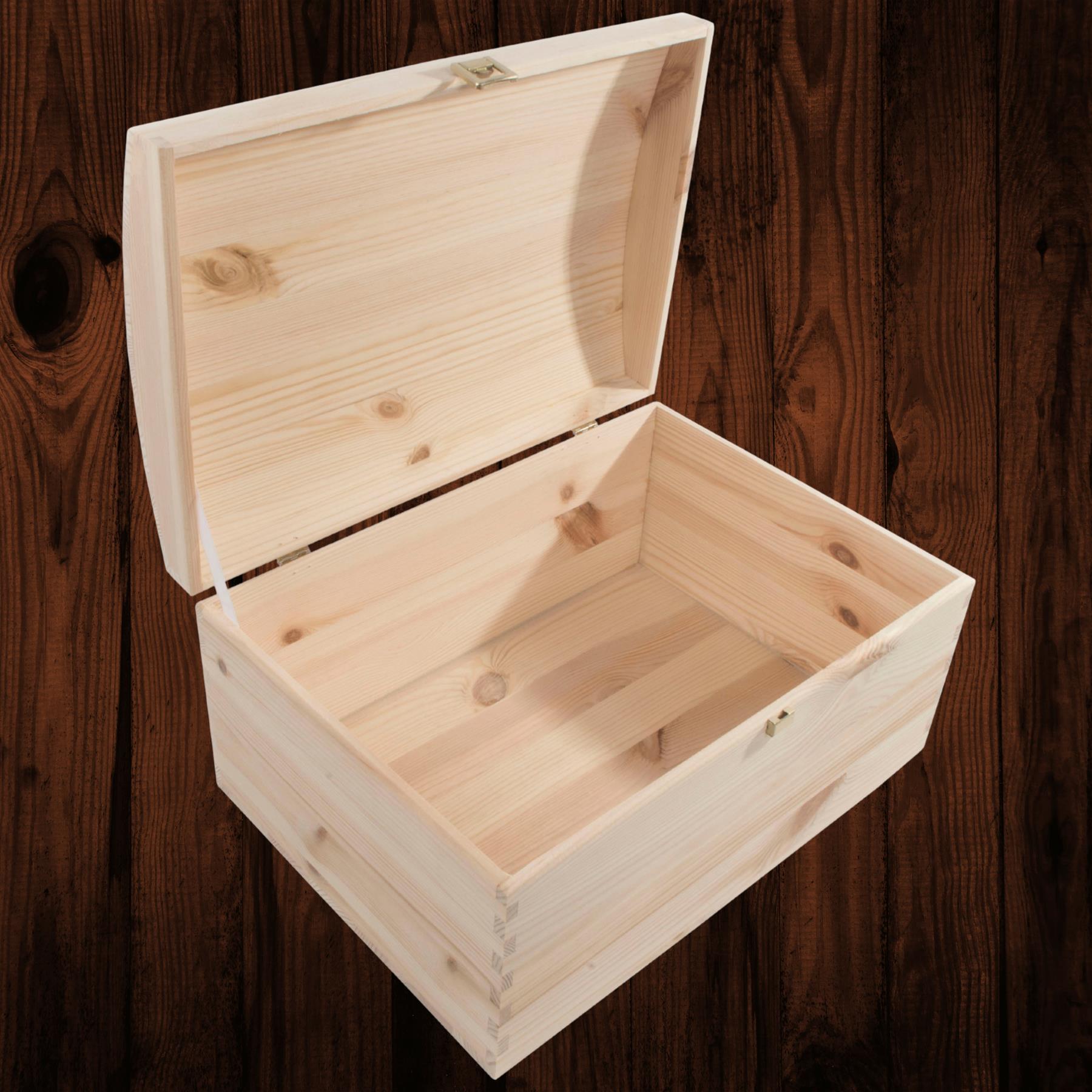 Wooden Storage Boxes / 5 Sizes / Treasure Chest Keepsake Trinket Memory Souvenir - Picture 62 of 70