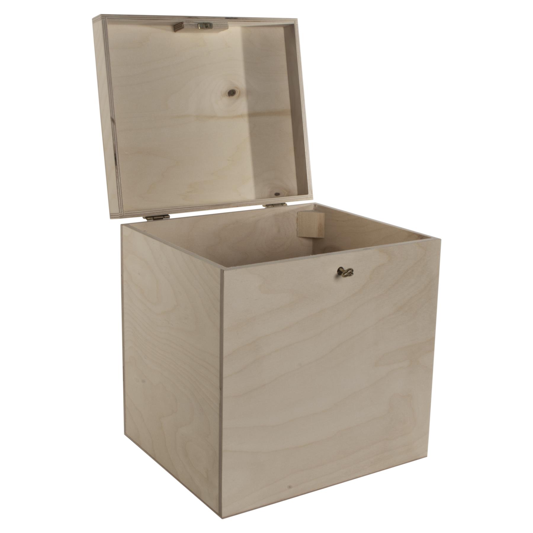 Cajas de tesoros de memoria con llave alta con llave baja para manchar artesanías - Imagen 33 de 34