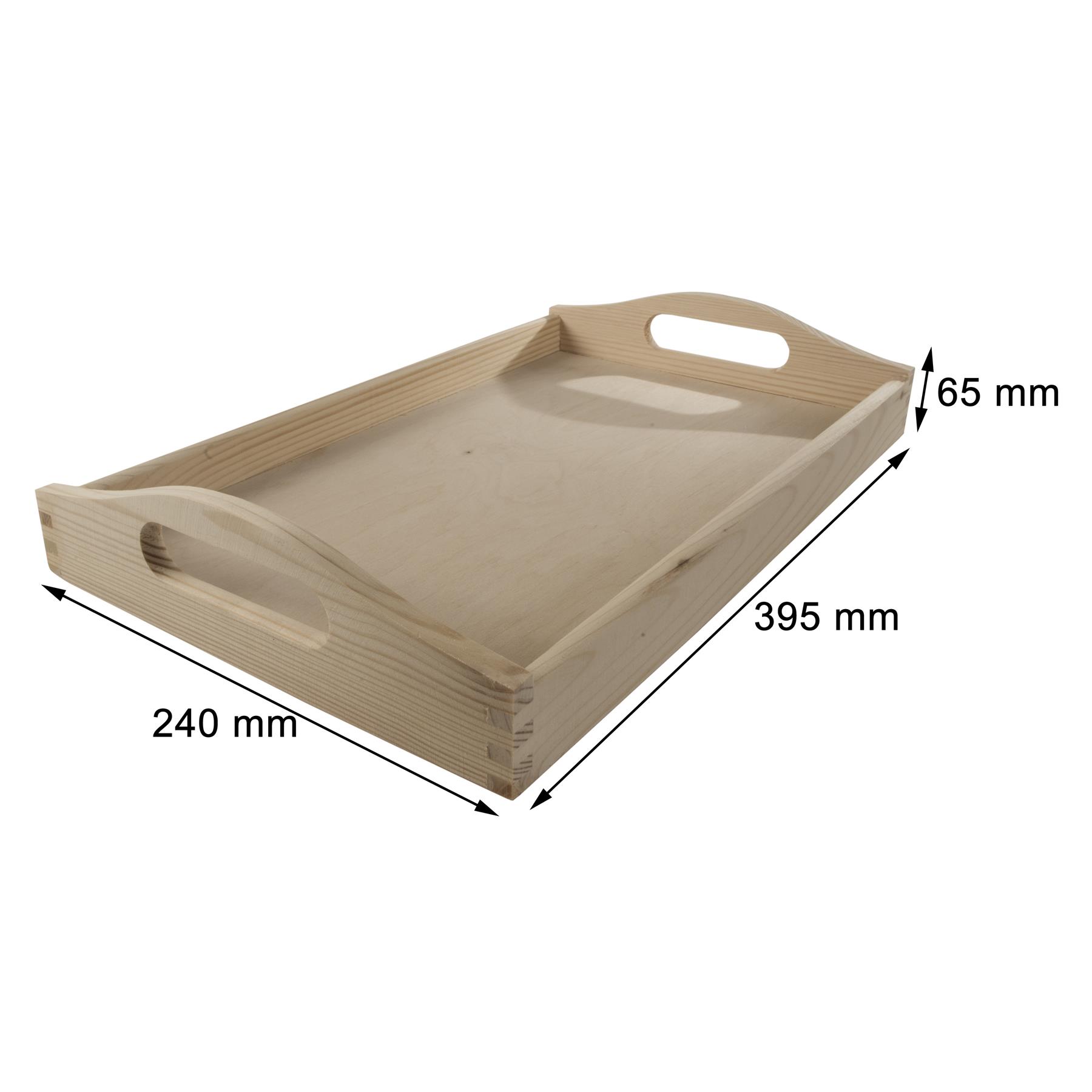 Decorative Serving Trays | Plain Pinewood | Tea Coffee Milk Breakfast Parties - Picture 82 of 144