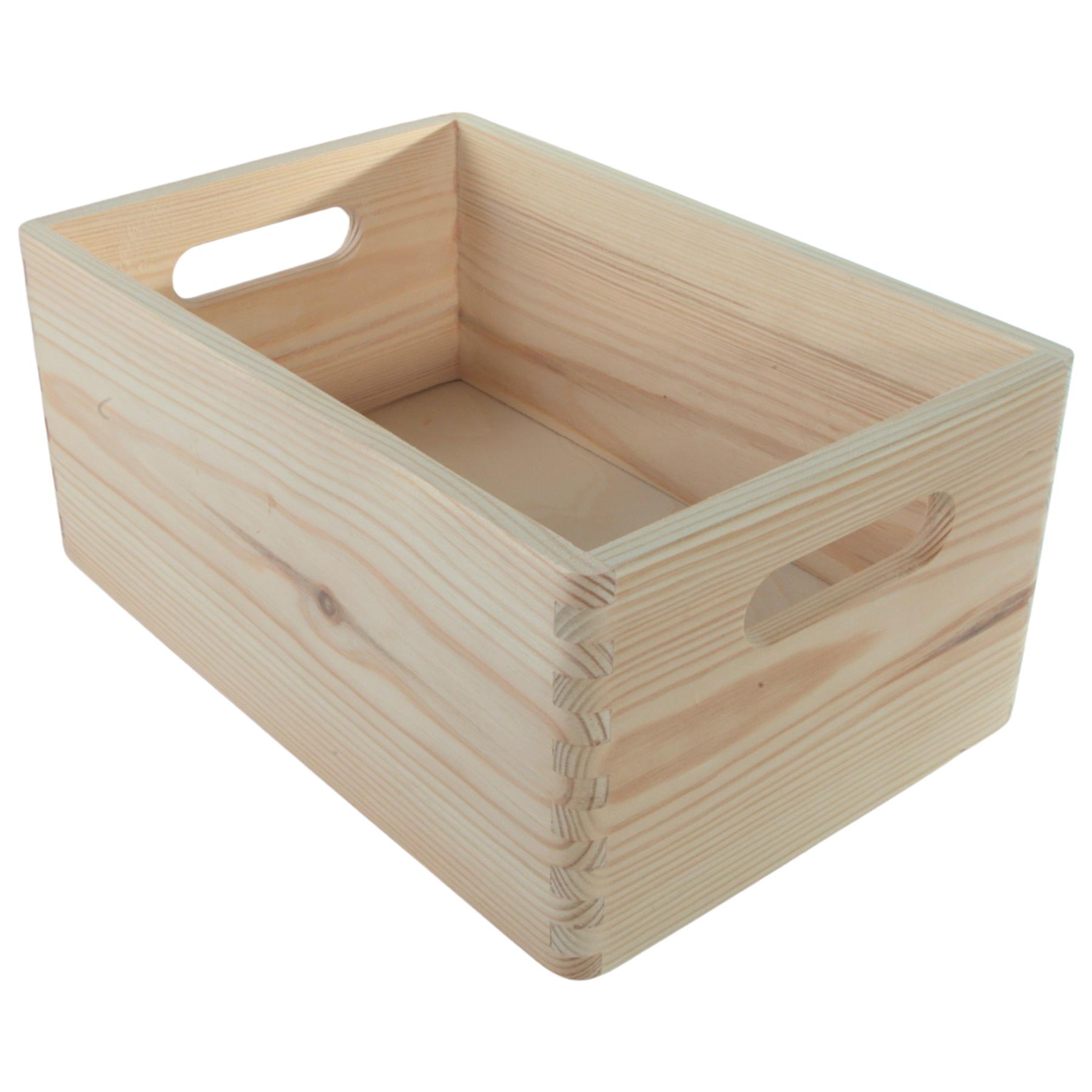 Wooden Stacking Storage Boxes Narrow Small Spaces Bathroom Kitchen Slim Crates - Picture 36 of 61