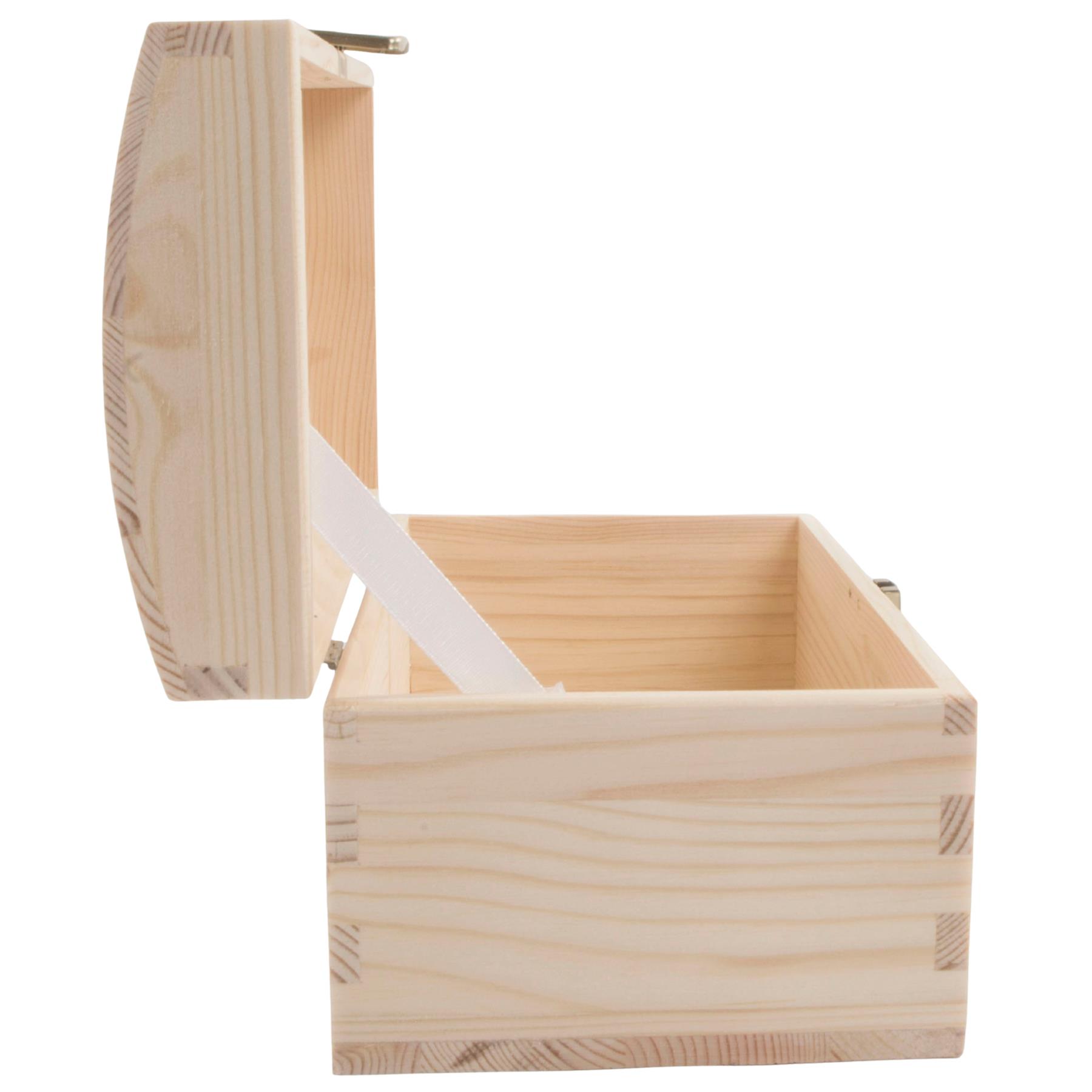 Wooden Storage Boxes / 5 Sizes / Treasure Chest Keepsake Trinket Memory Souvenir - Picture 8 of 70