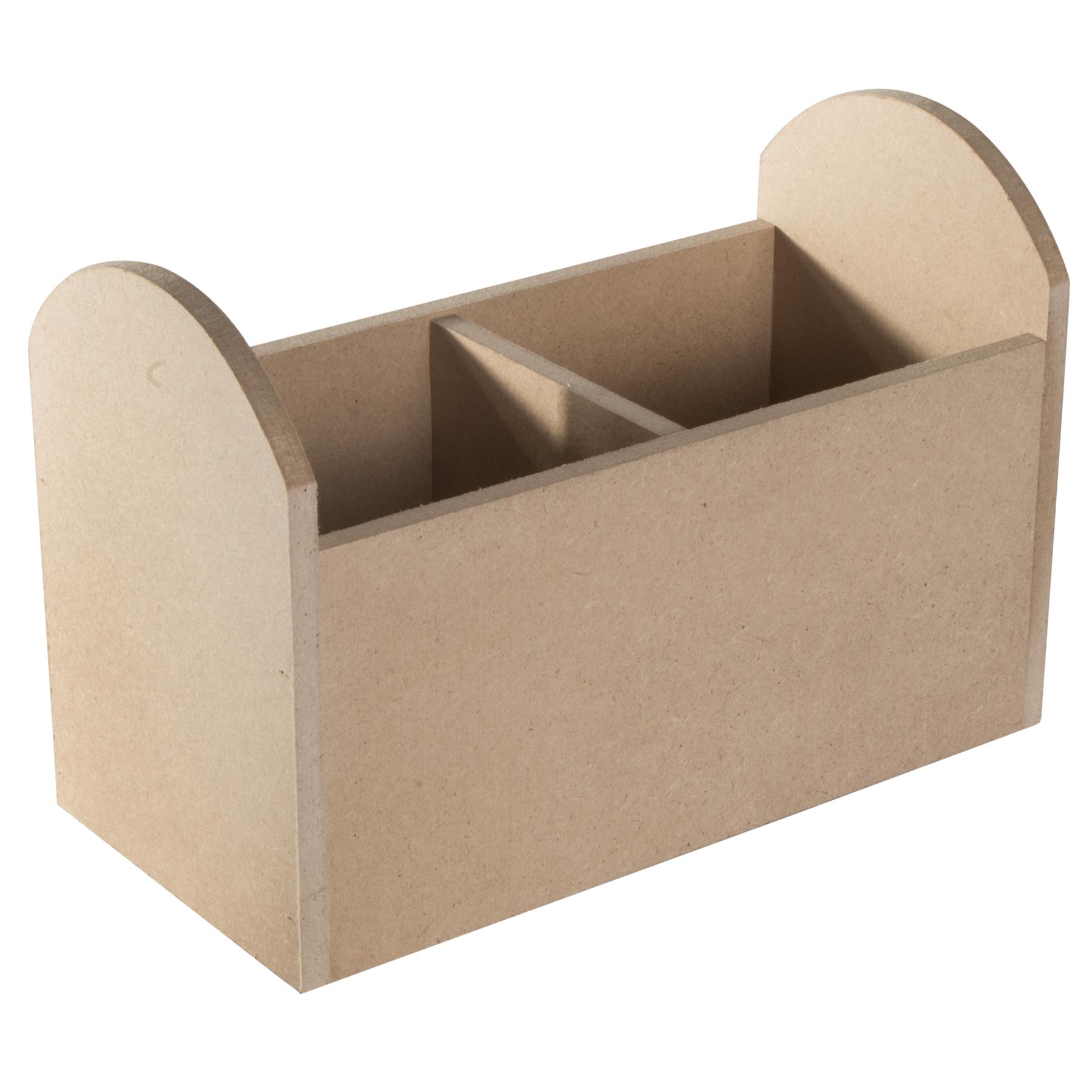 Choice of MDF Plain Multipurpose Small Boxes Storage Organisers for