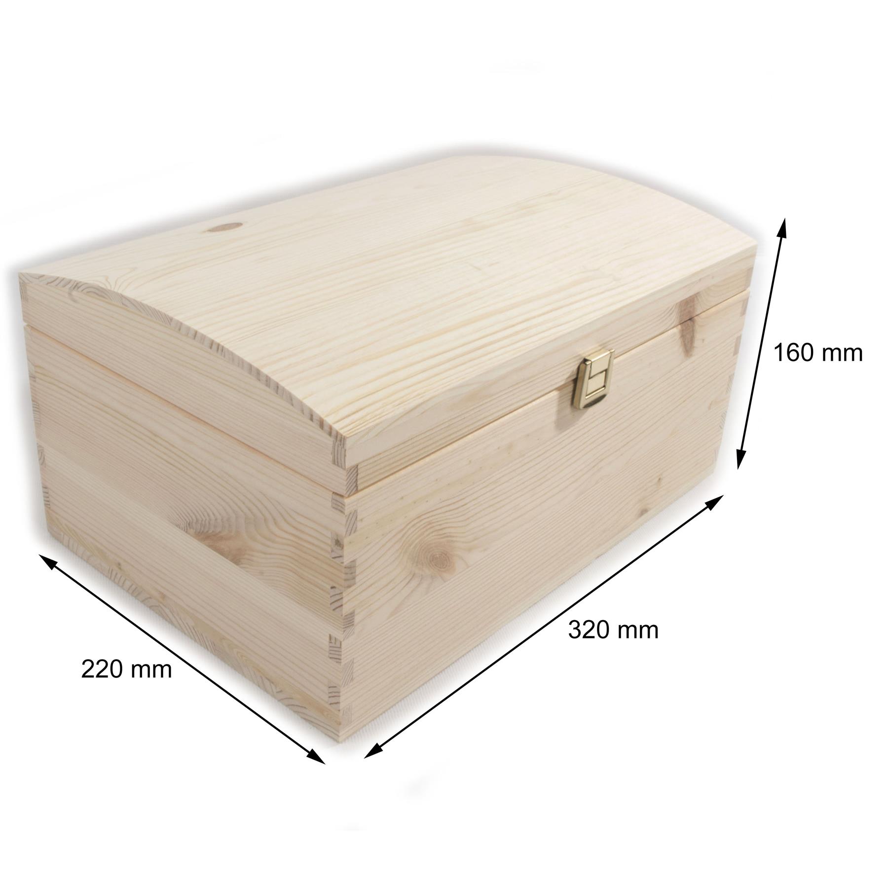 Wooden Storage Boxes / 5 Sizes / Treasure Chest Keepsake Trinket Memory Souvenir - Picture 47 of 70