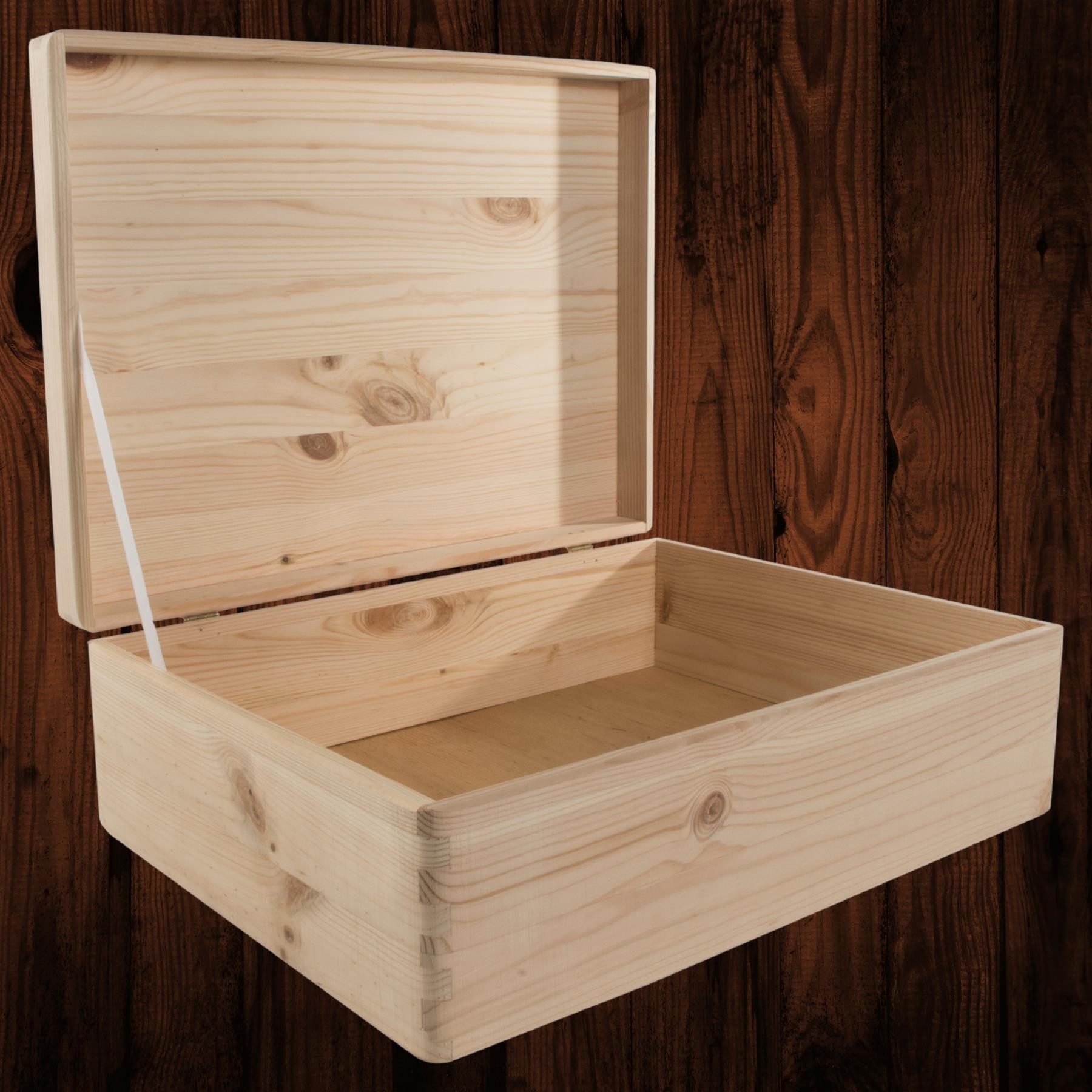Memorabilia Boxes With Real Pinewood Lid For Burning Painting Staining Decoupage - Picture 32 of 46