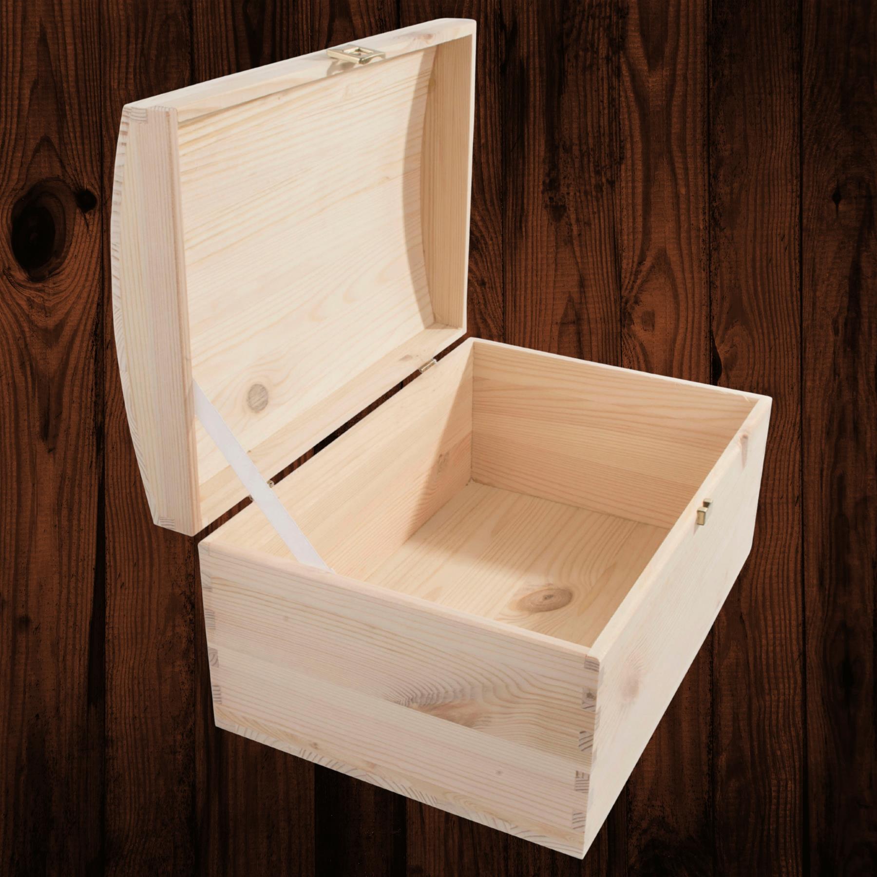 Wooden Storage Boxes / 5 Sizes / Treasure Chest Keepsake Trinket Memory Souvenir - Picture 39 of 70
