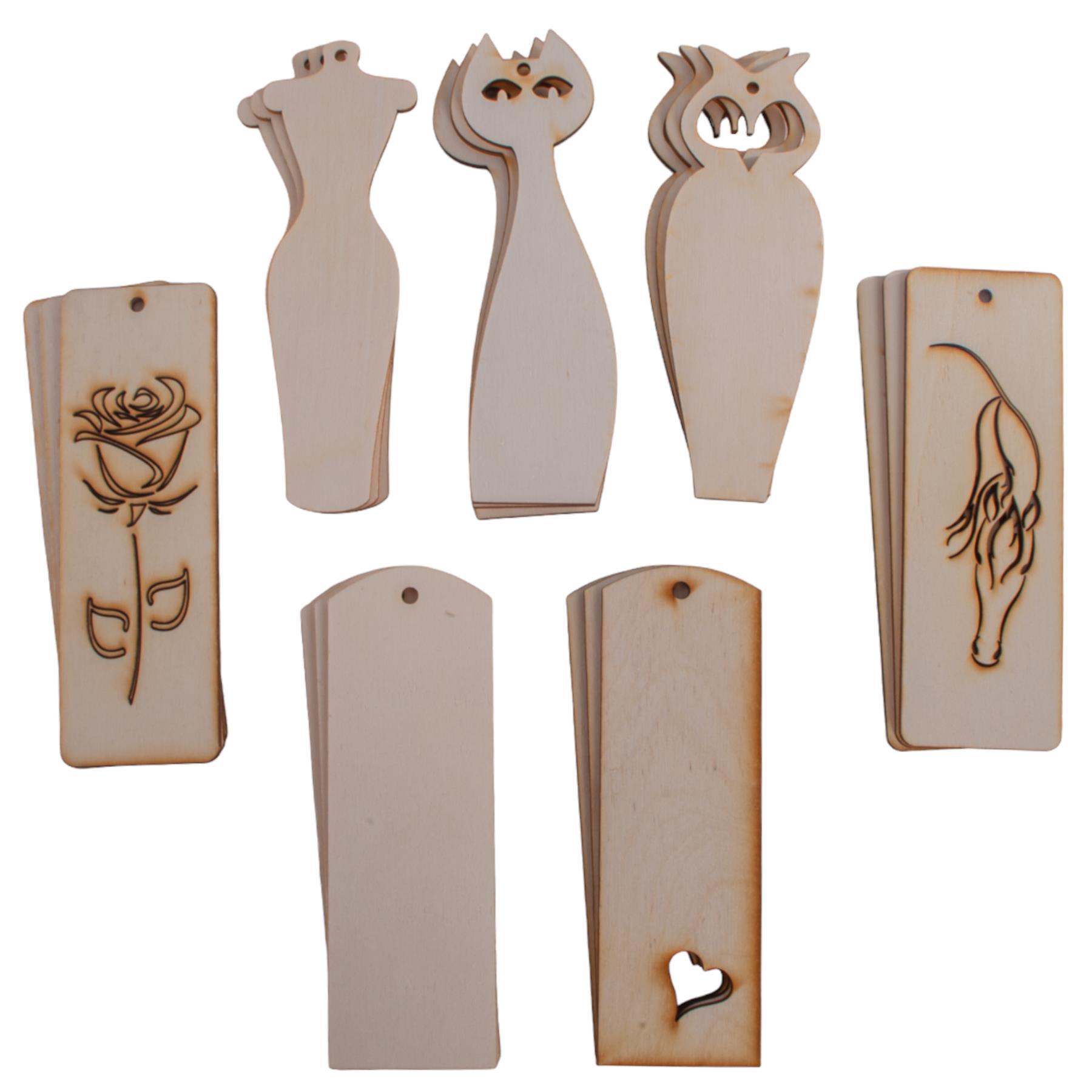 Wooden Bookmarks 7 Shapes - Picture 19 of 19