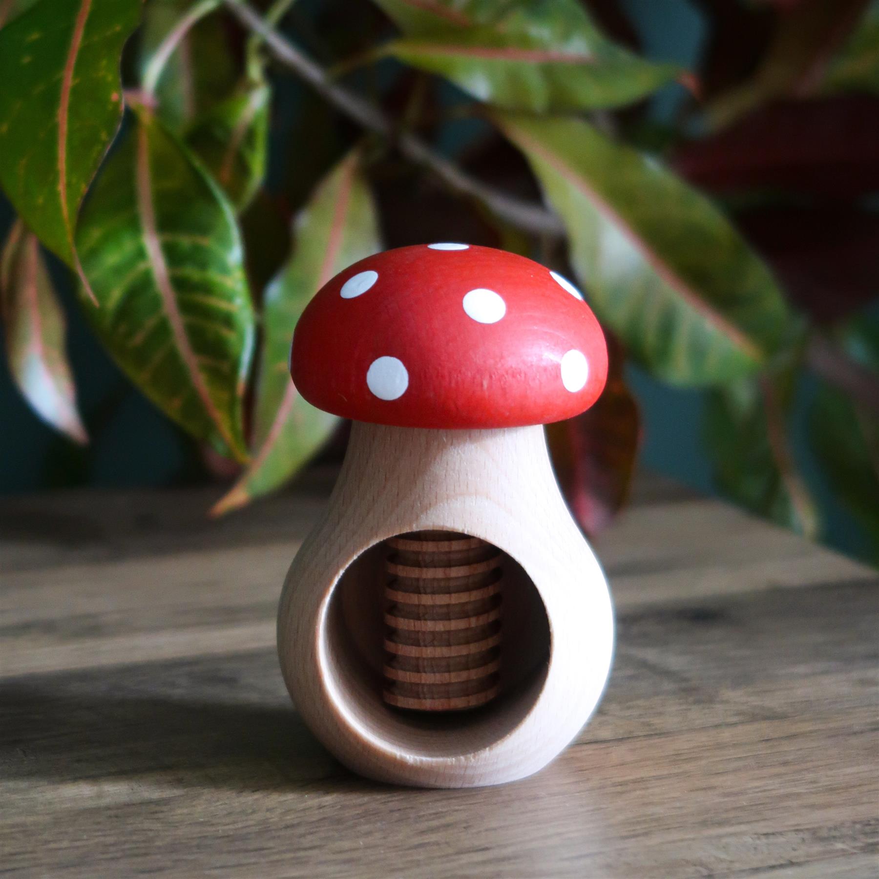 Cascanueces de madera regalo de Navidad cocina herramienta de madera nueces avellanas agrietadas - Imagen 30 de 37