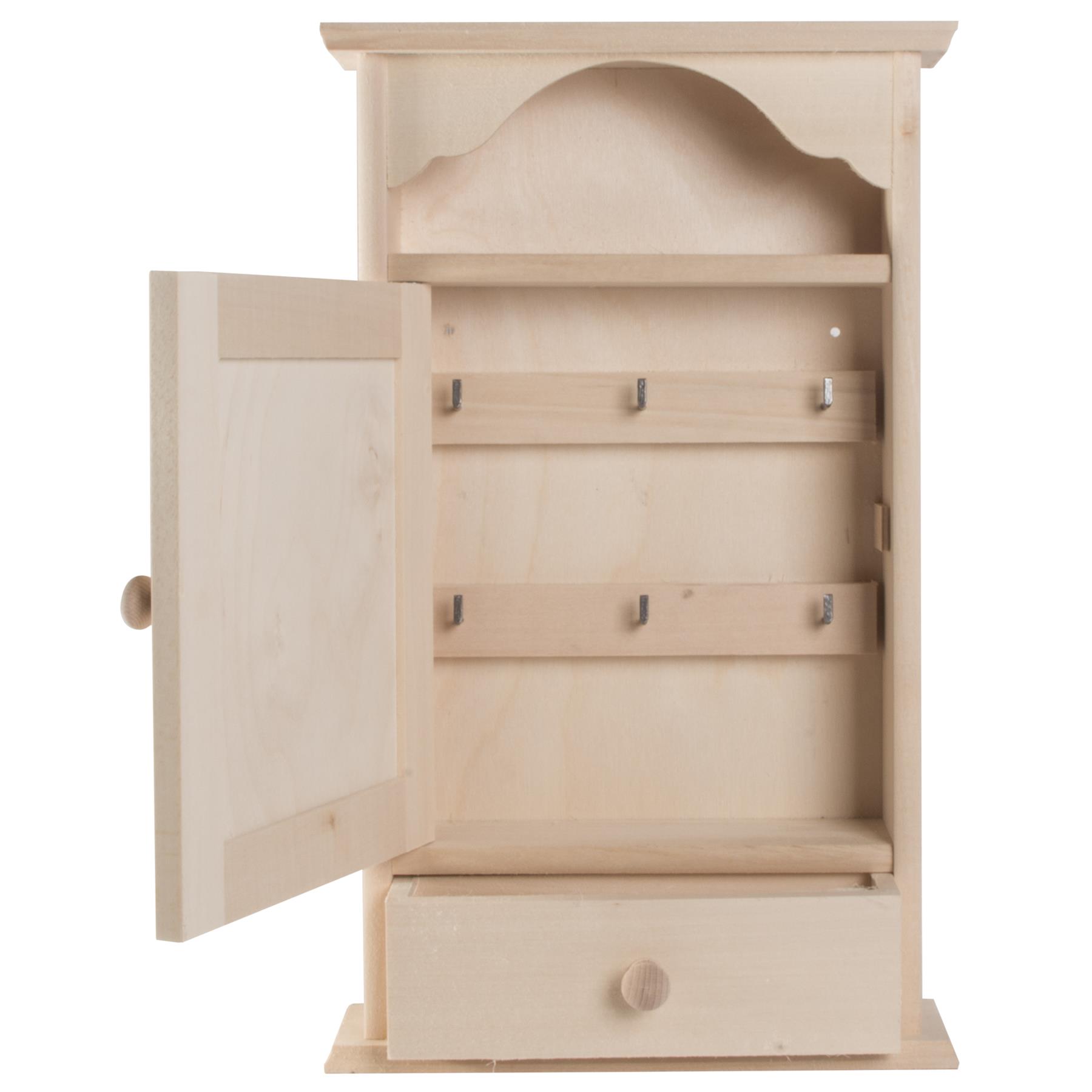 Wooden Key Box Decorative Wall Hanging Cabinet Rack Holder Cupboard Organiser - Picture 100 of 105