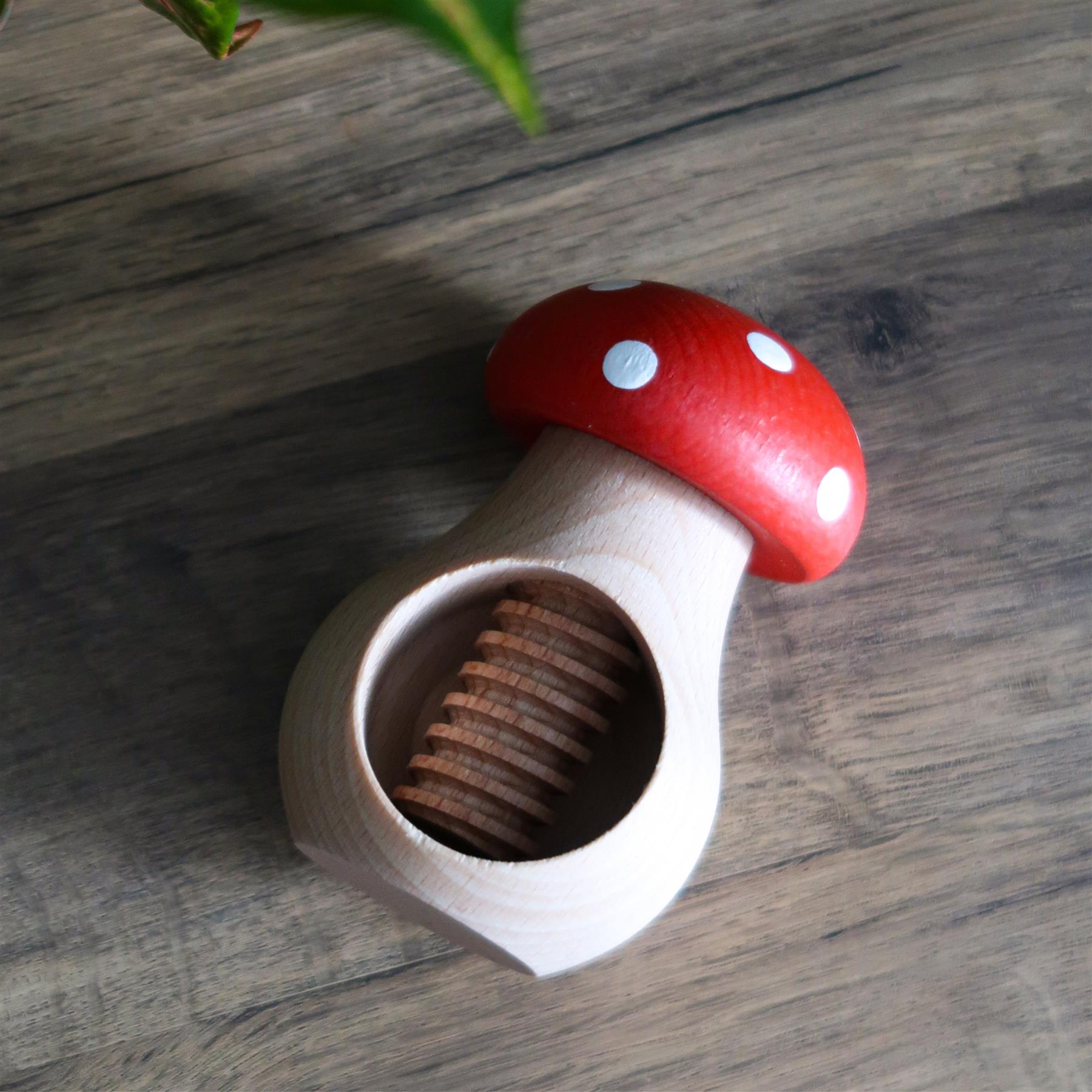 Cascanueces de madera regalo de Navidad cocina herramienta de madera nueces avellanas agrietadas - Imagen 31 de 37