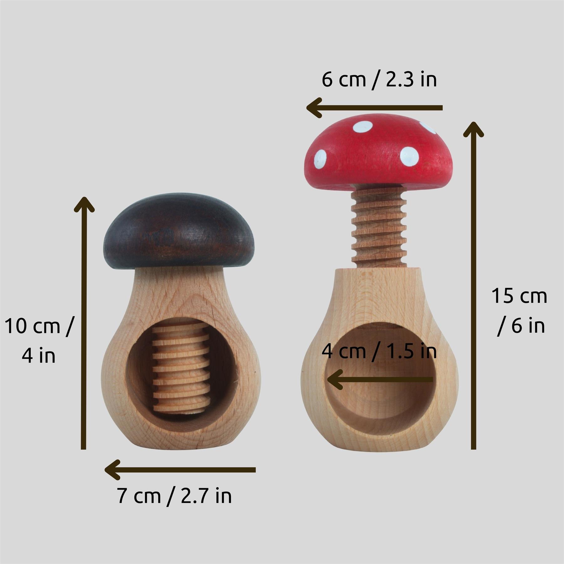 Cascanueces de madera regalo de Navidad cocina herramienta de madera nueces avellanas agrietadas - Imagen 34 de 37
