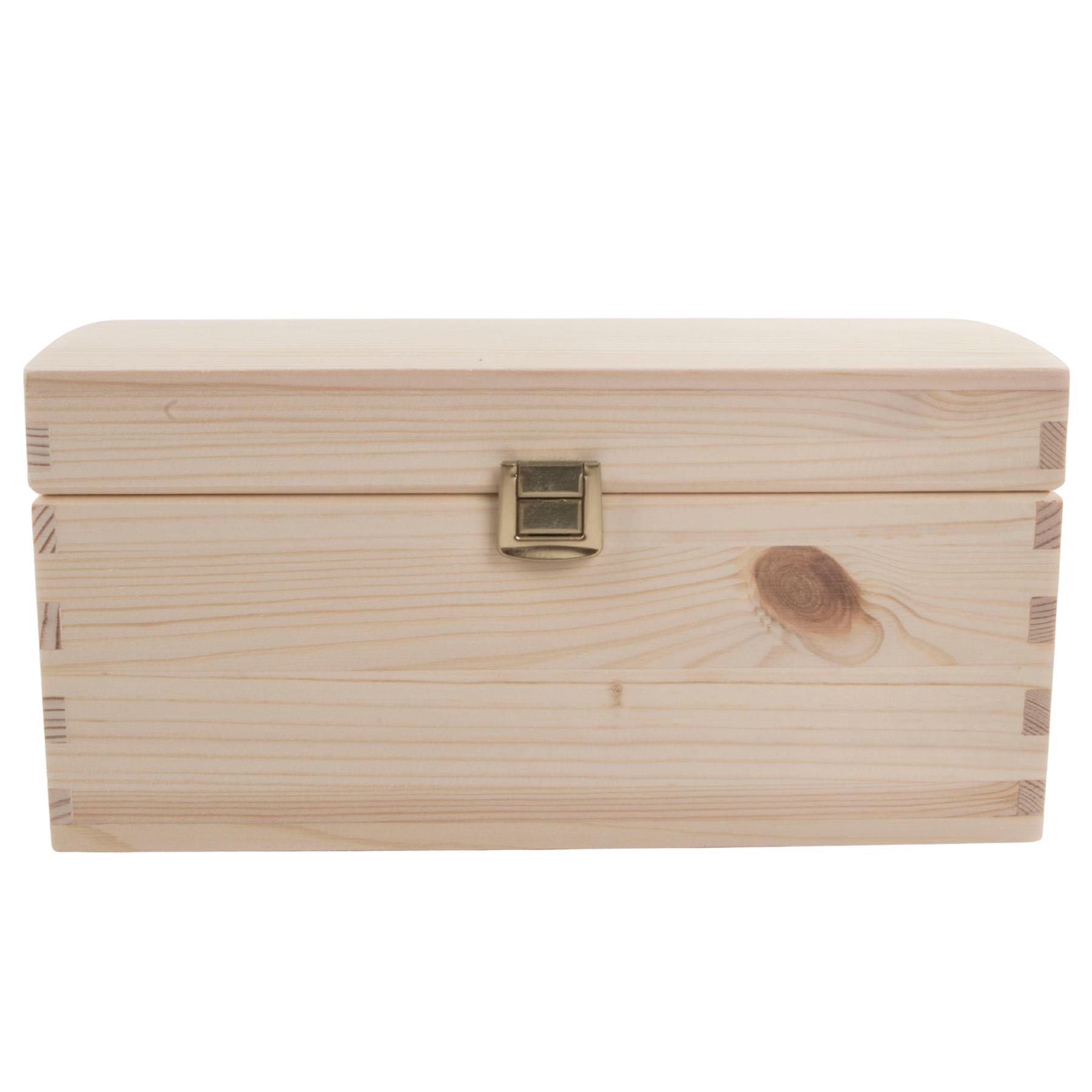 Wooden Storage Boxes / 5 Sizes / Treasure Chest Keepsake Trinket Memory Souvenir - Picture 20 of 70