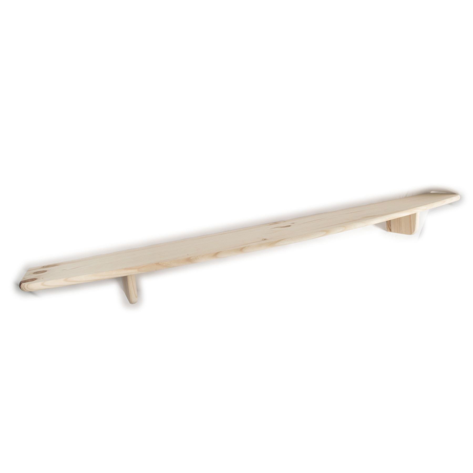 Natural Pine Wooden Floating Shelf Shelves / 5 Sizes / Wall Mounted Storage Rack - Picture 45 of 47