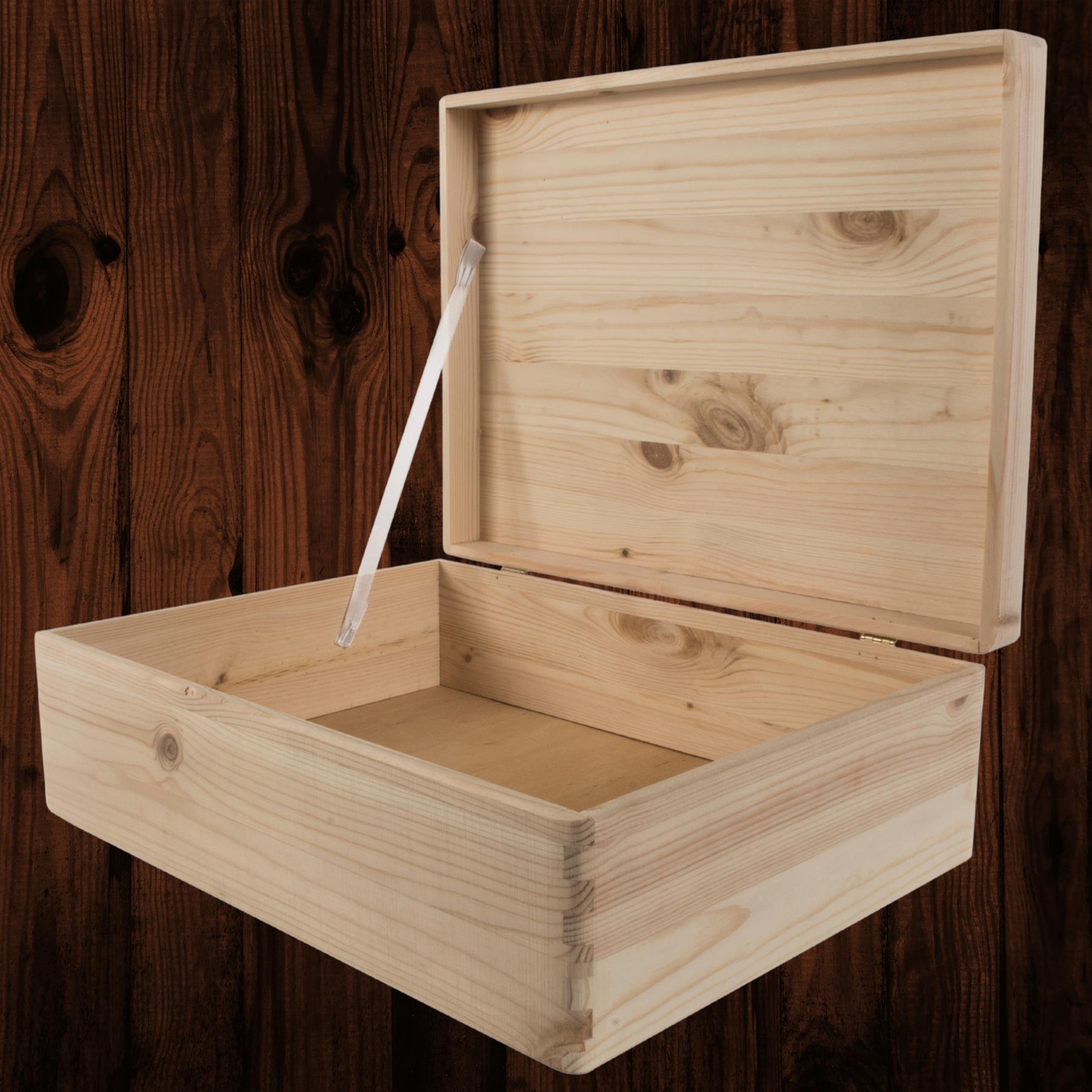 Memorabilia Boxes With Real Pinewood Lid For Burning Painting Staining Decoupage - Picture 31 of 46