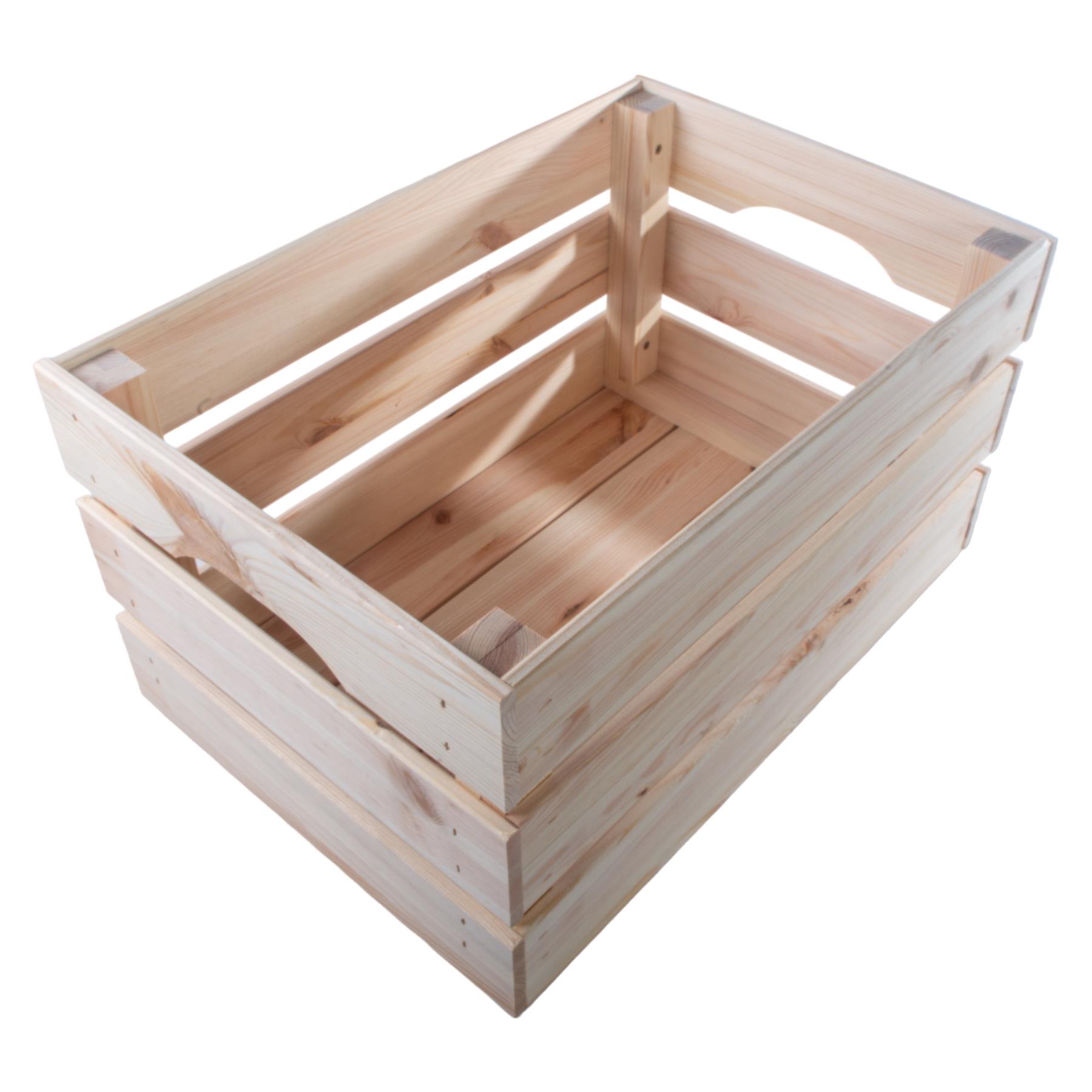 Large Wooden Crate With Wheels |1-4 Tier| Plain Pine Saving Space Storage Box - Picture 42 of 60